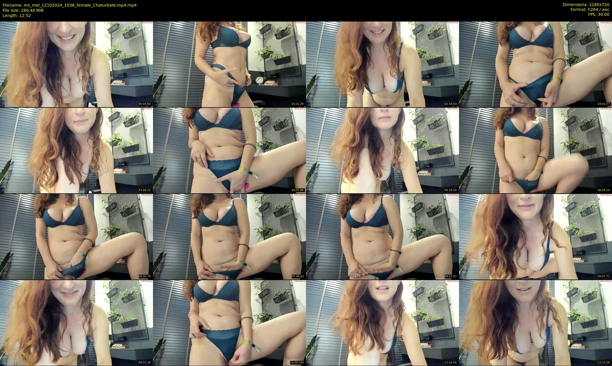 ms_mel — 13 minute Chaturbate female cam show recording, 720p, Oct 12, 2024