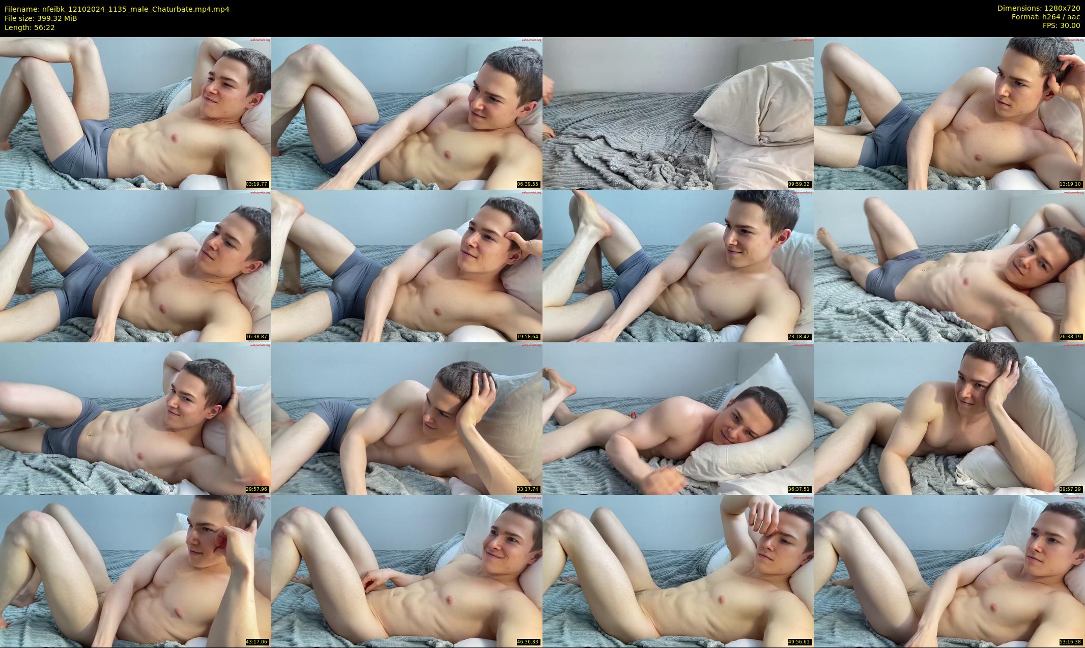 nfeibk — 57 minute Chaturbate male cam show recording, 720p, Oct 12, 2024
