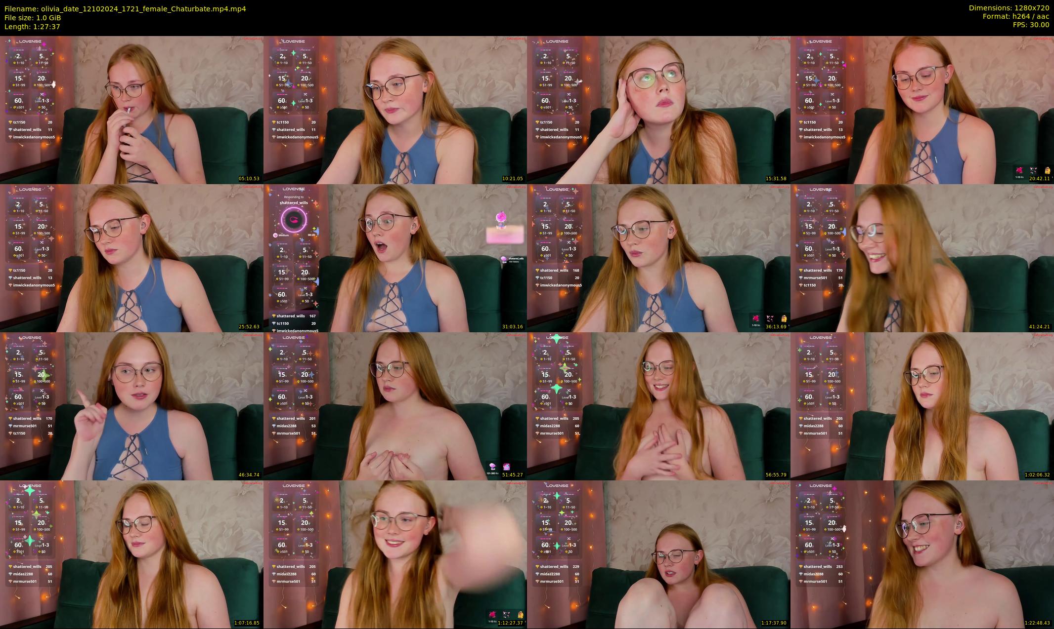 olivia_date — 88 minute Chaturbate female cam show recording, 720p, Oct 12, 2024