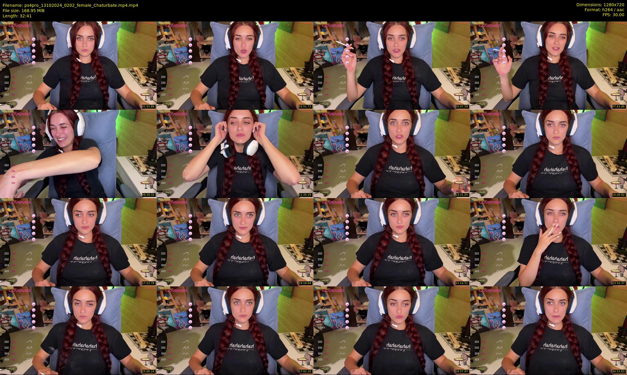ps4pro — 33 minute Chaturbate female cam show recording, 720p, Oct 13, 2024
