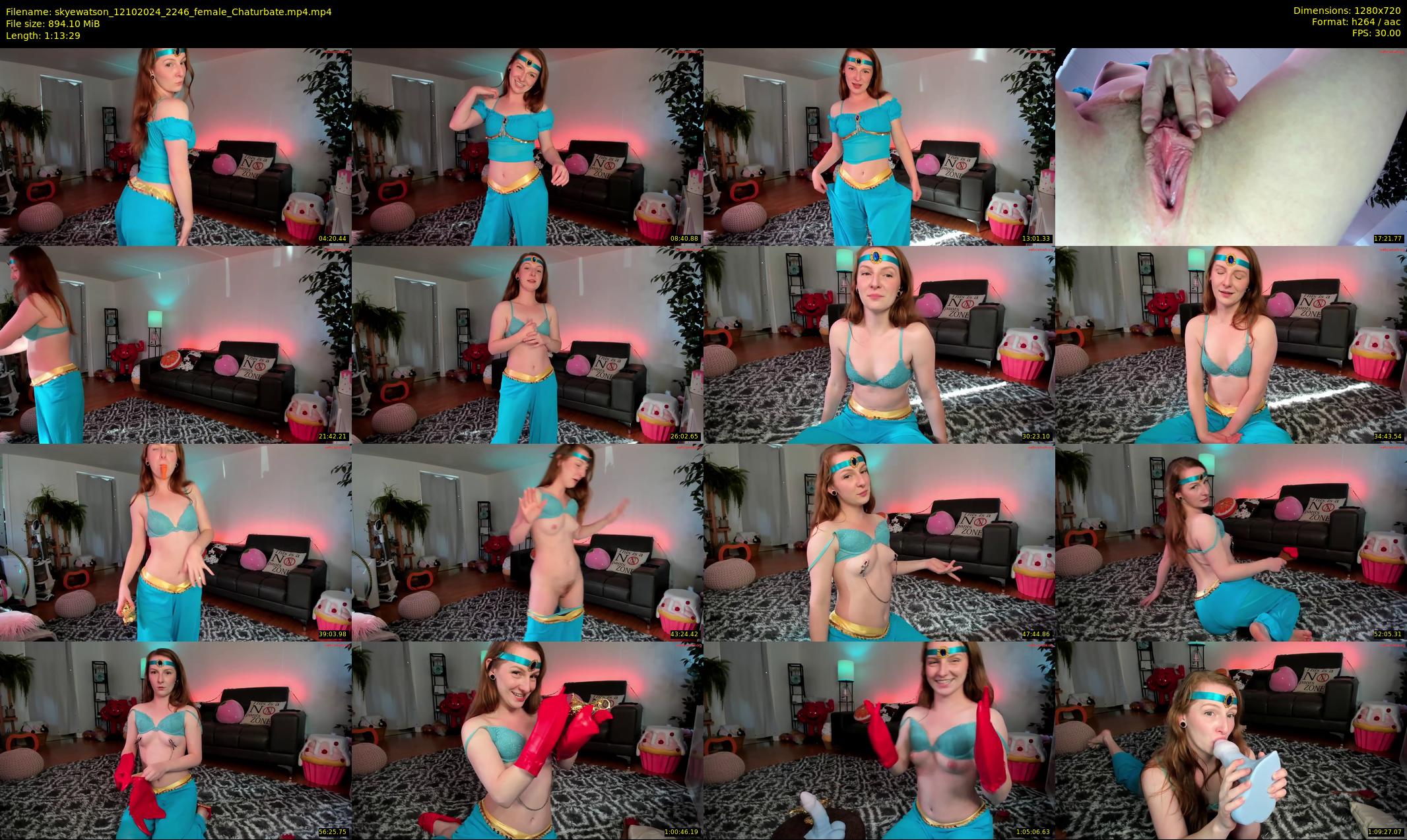 skyewatson — 74 minute Chaturbate female cam show recording, 720p, Oct 12, 2024