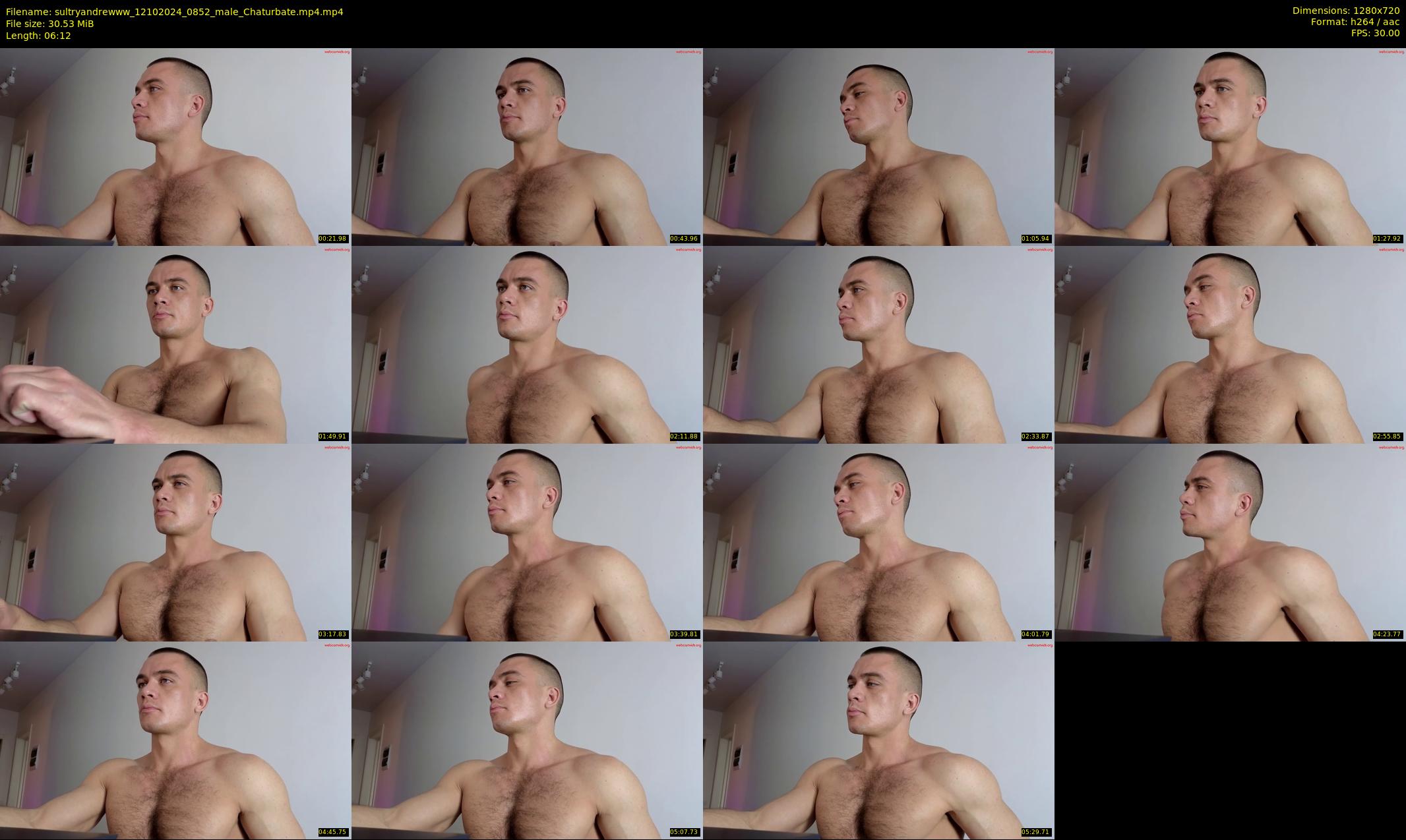 sultryandrewww — 7 minute Chaturbate male cam show recording, 720p, Oct 12, 2024