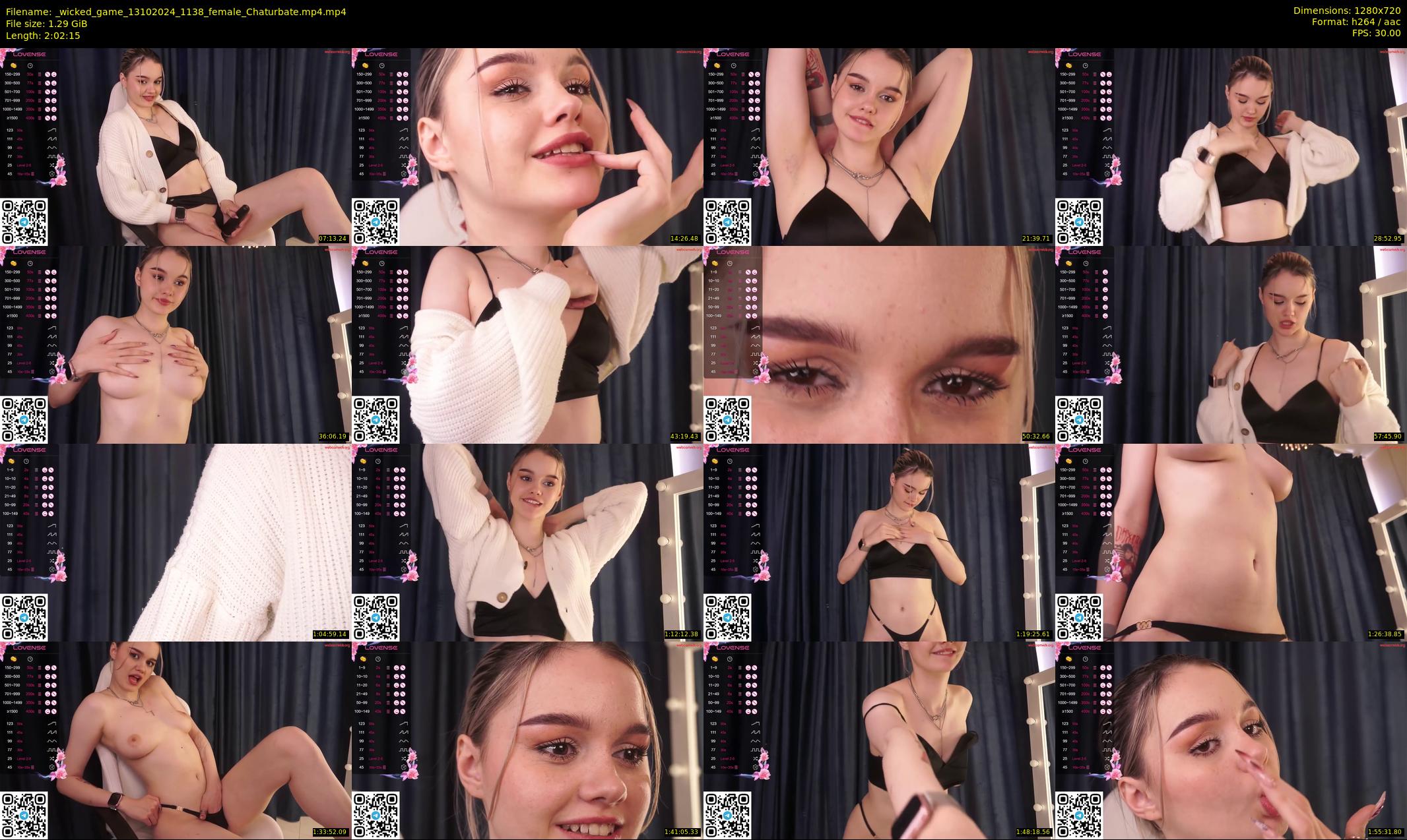_wicked_game — 123 minute Chaturbate female cam show recording, 720p, Oct 13, 2024