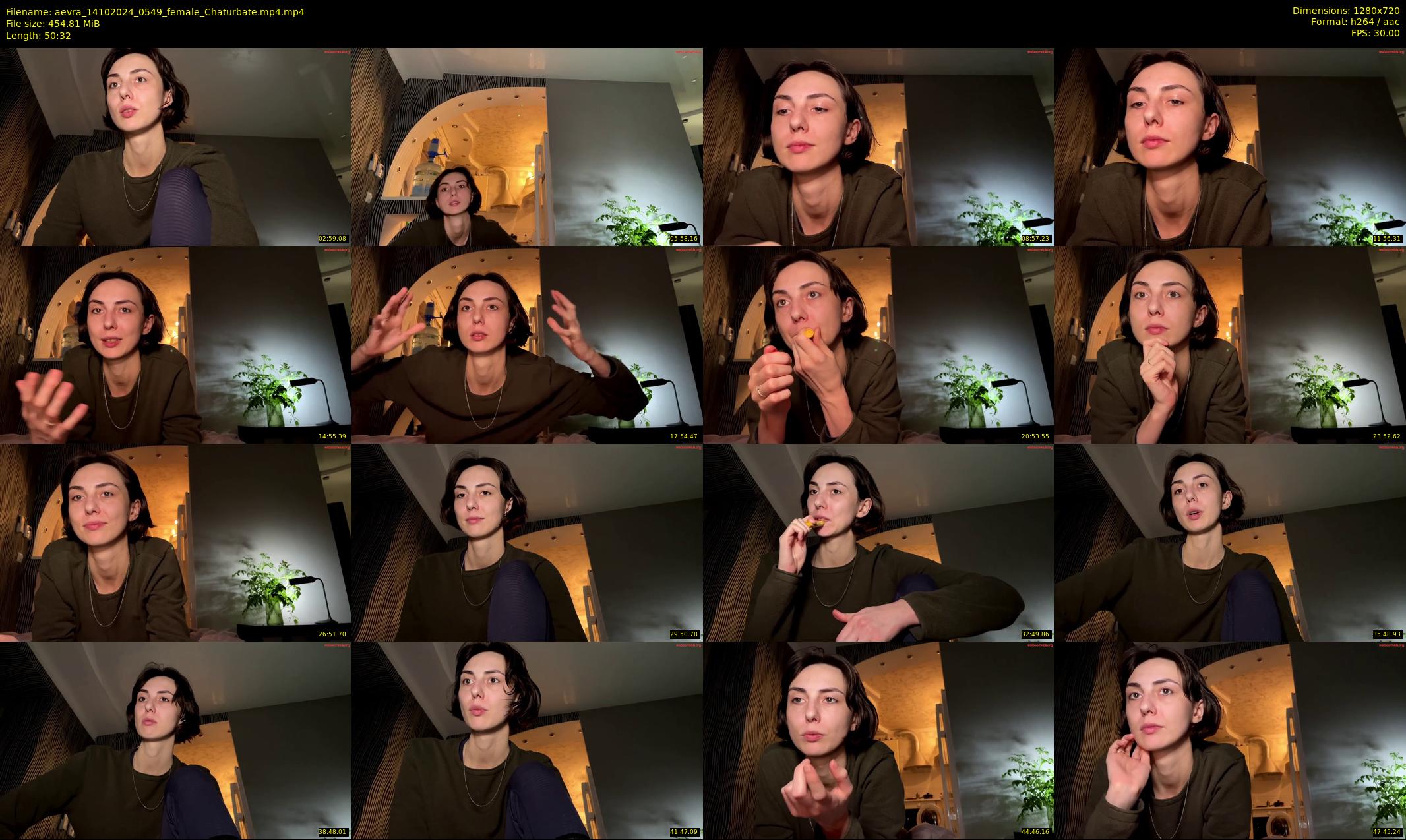 aevra — 51 minute Chaturbate female cam show recording, 720p, Oct 14, 2024