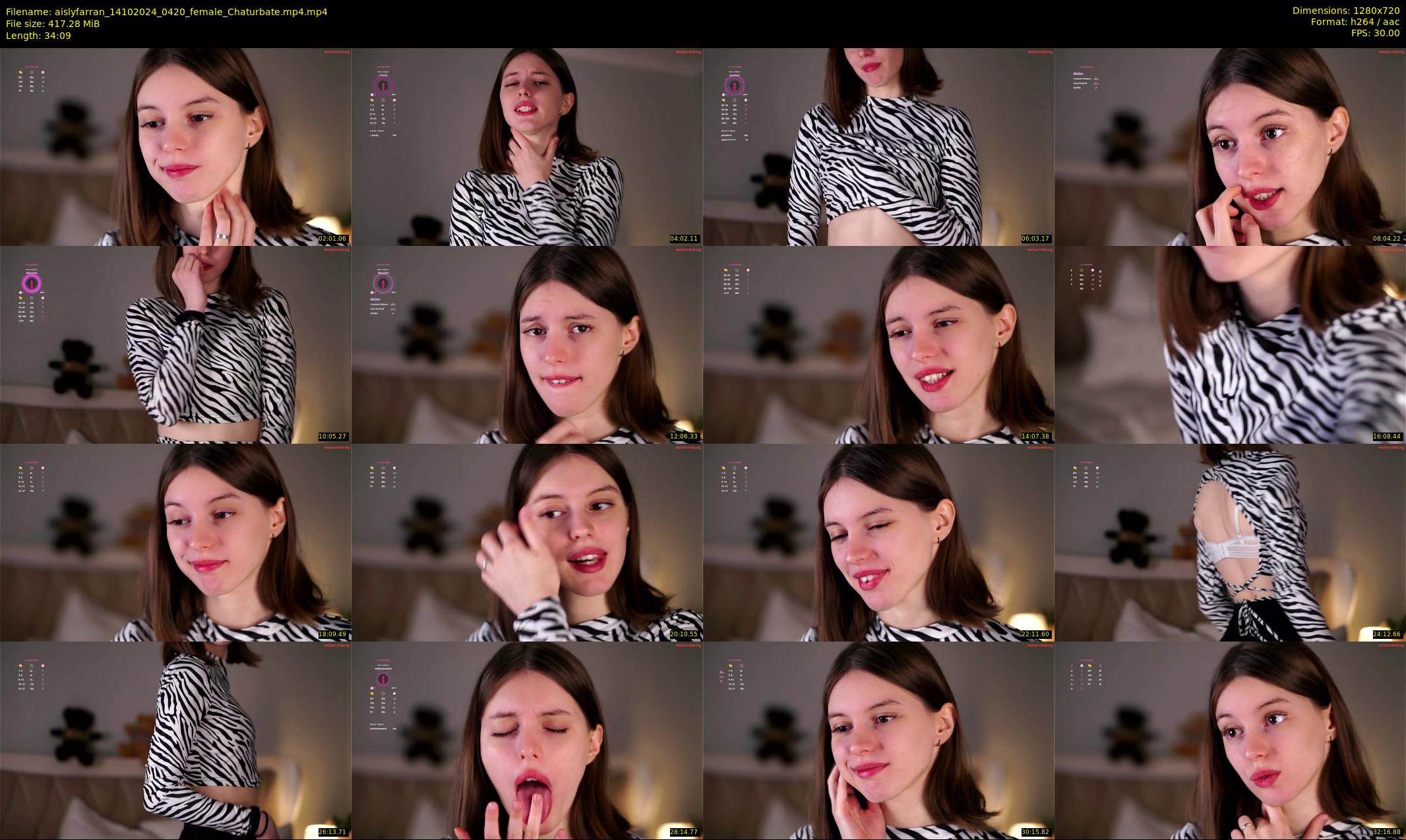 aislyfarran — 35 minute Chaturbate female cam show recording, 720p, Oct 14, 2024