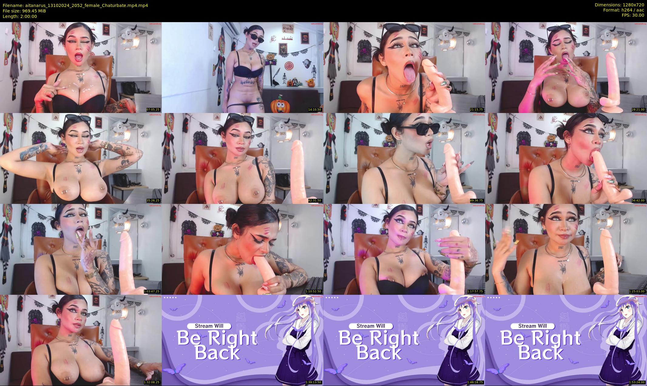 aitanarus — 120 minute Chaturbate female cam show recording, 720p, Oct 13, 2024