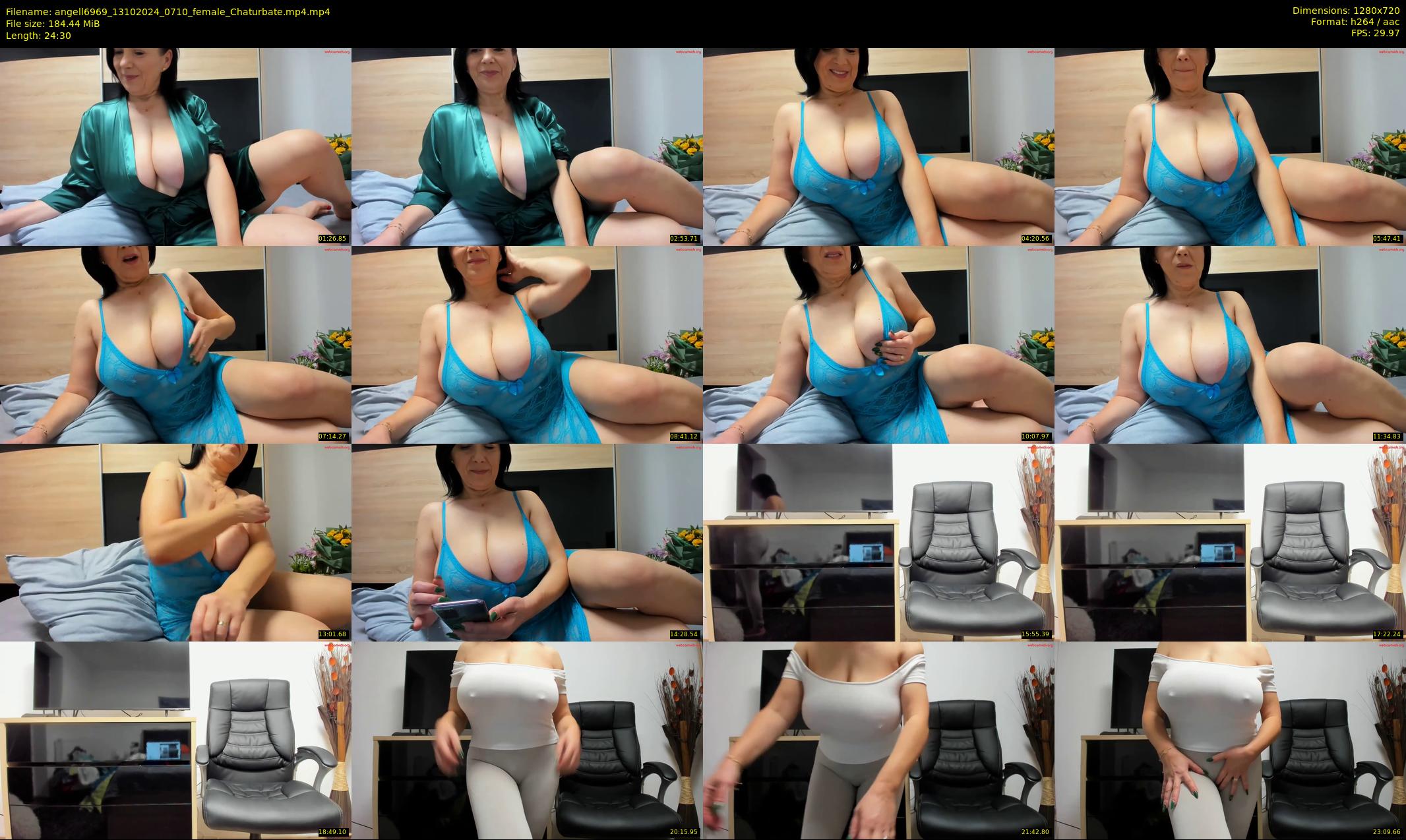 angell6969 — 25 minute Chaturbate female cam show recording, 720p, Oct 13, 2024