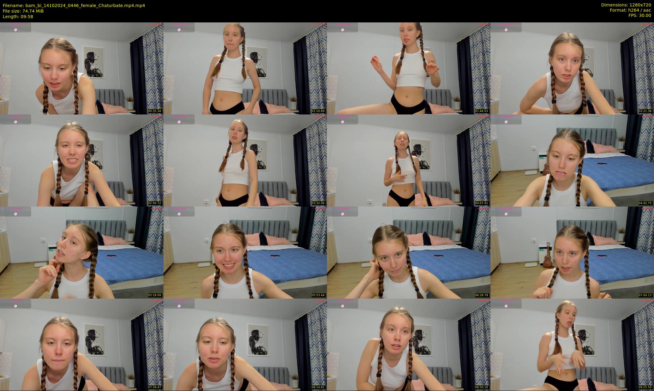 bam_bi — 10 minute Chaturbate female cam show recording, 720p, Oct 14, 2024