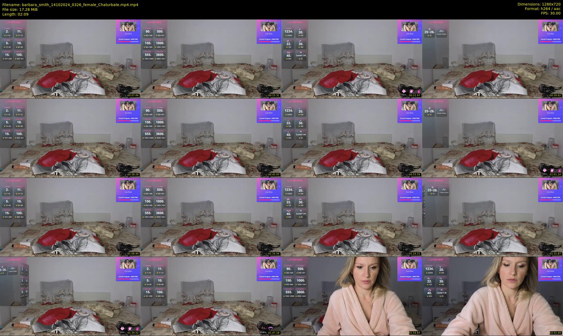 barbara_smith — 3 minute Chaturbate female cam show recording, 720p, Oct 14, 2024