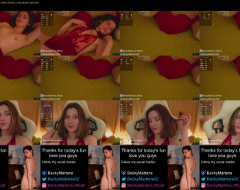 beckymartens — 73 minute Chaturbate female cam show recording, 720p, Oct 13, 2024