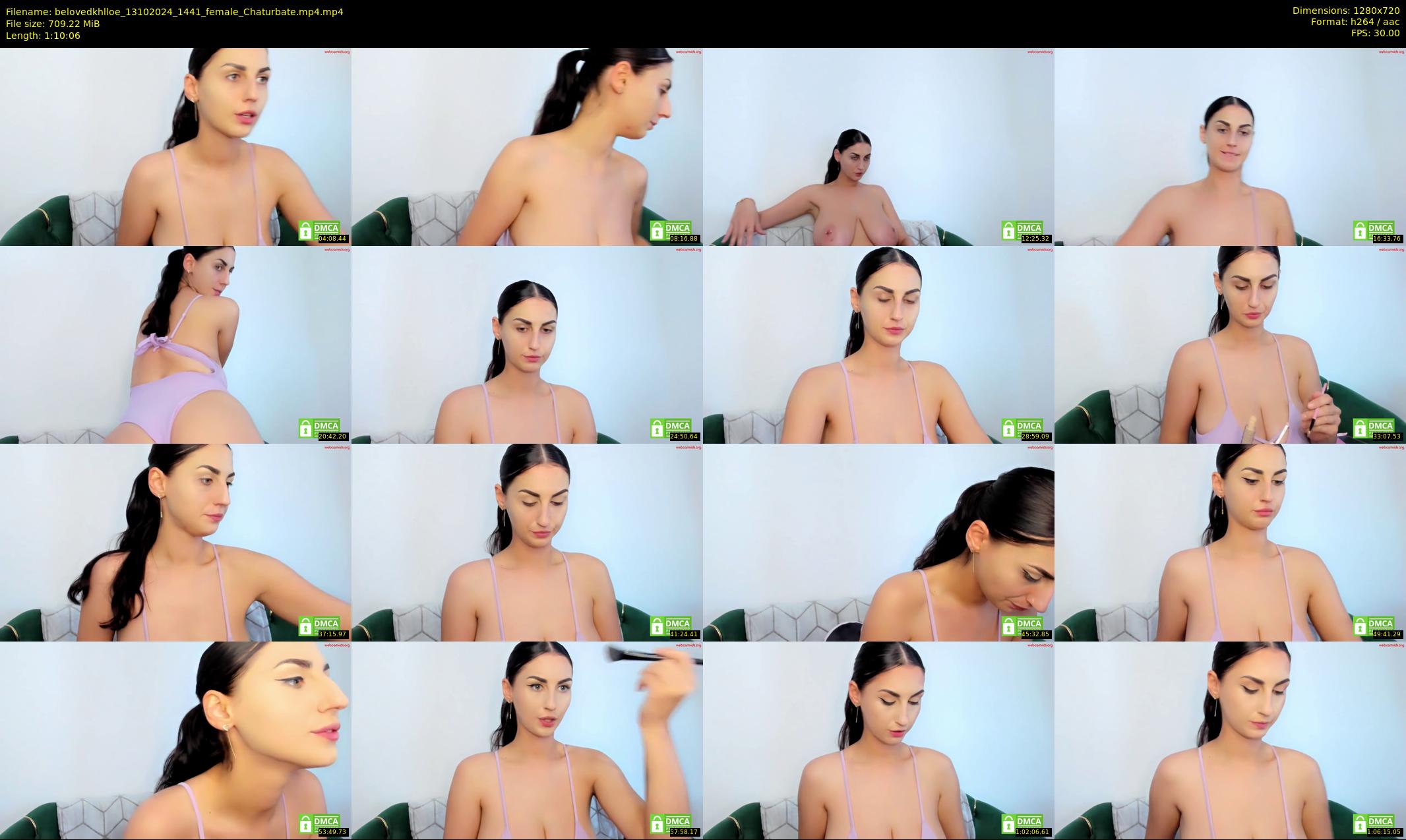 belovedkhlloe — 71 minute Chaturbate female cam show recording, 720p, Oct 13, 2024