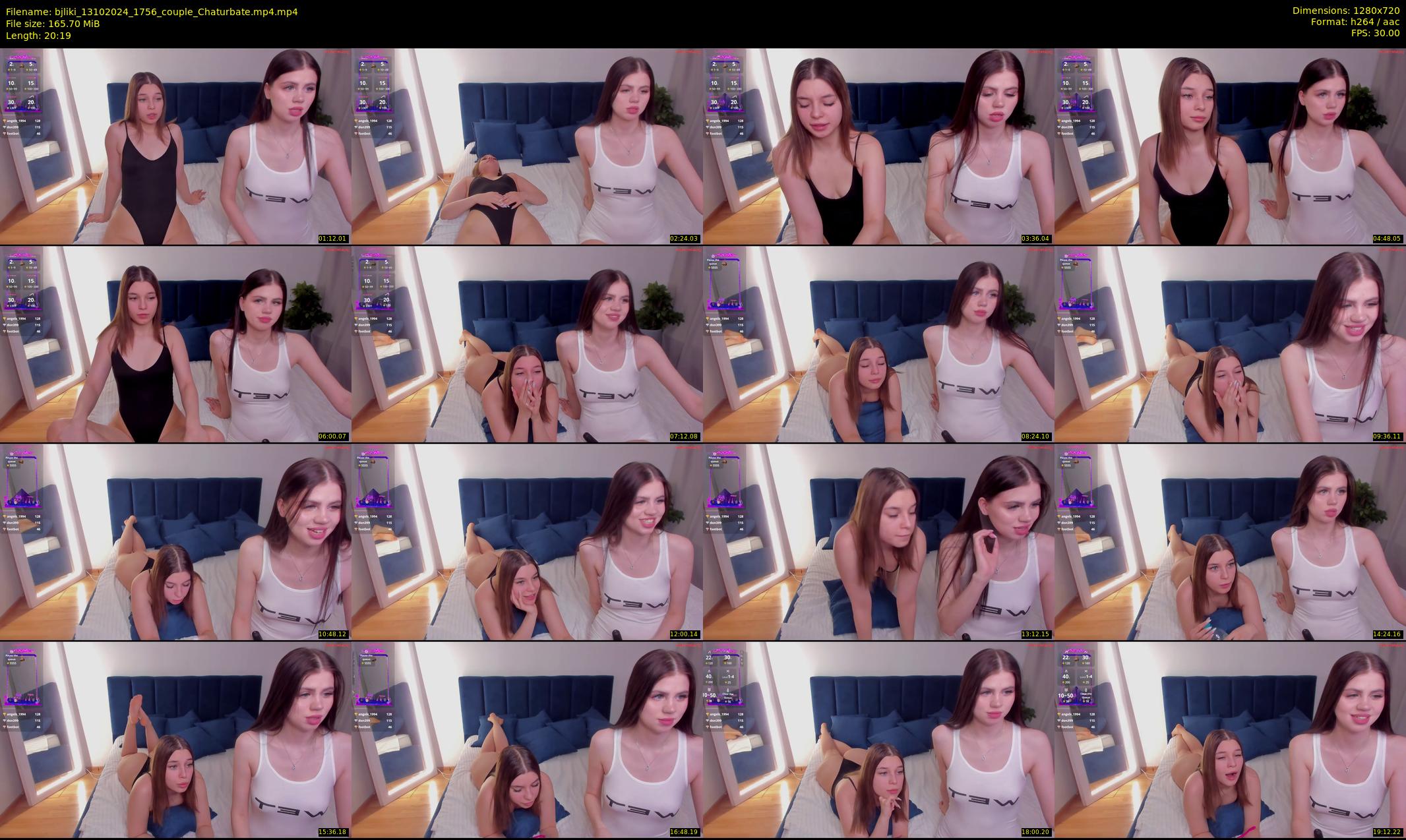 bjliki — 21 minute Chaturbate couple cam show recording, 720p, Oct 13, 2024