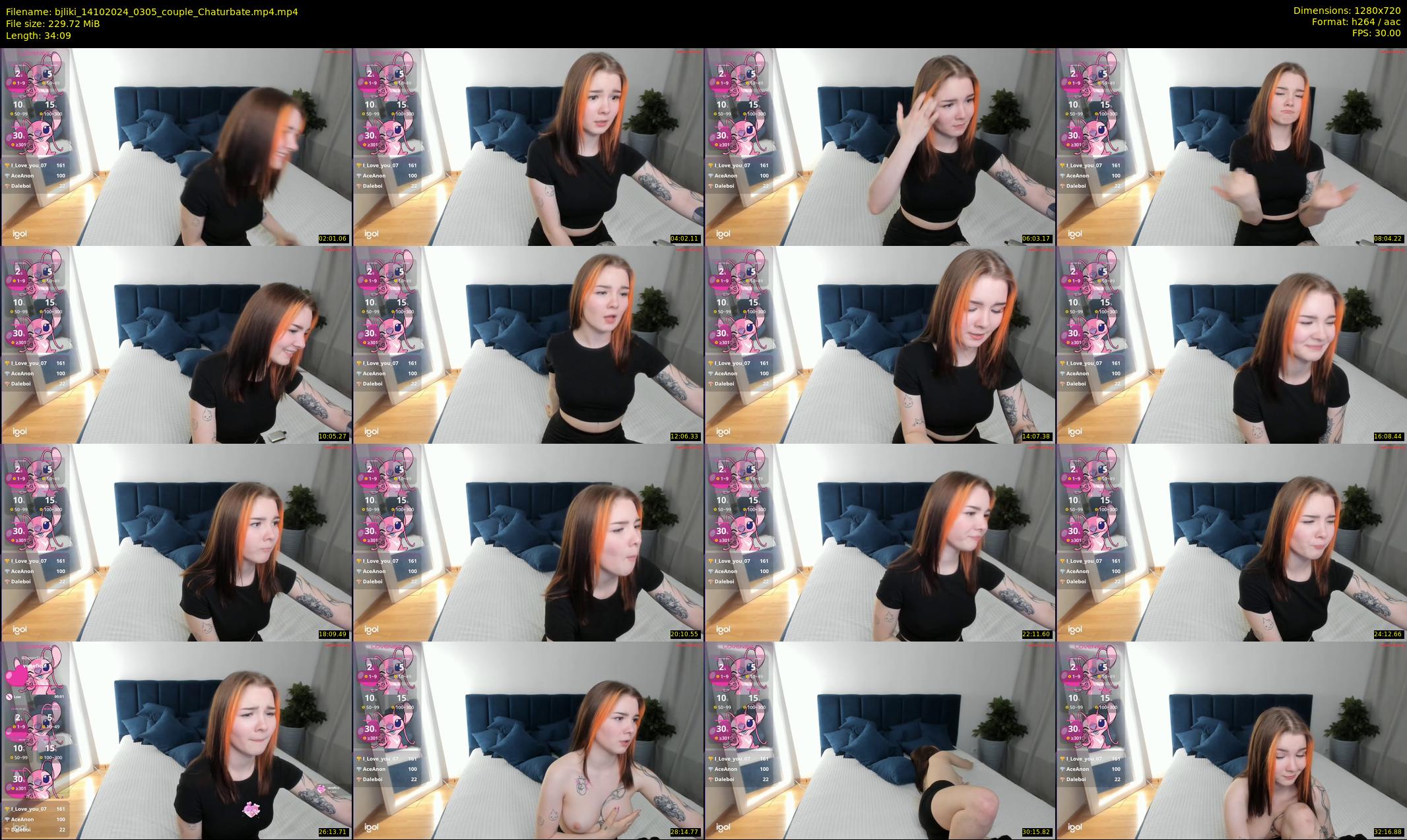bjliki — 35 minute Chaturbate couple cam show recording, 720p, Oct 14, 2024