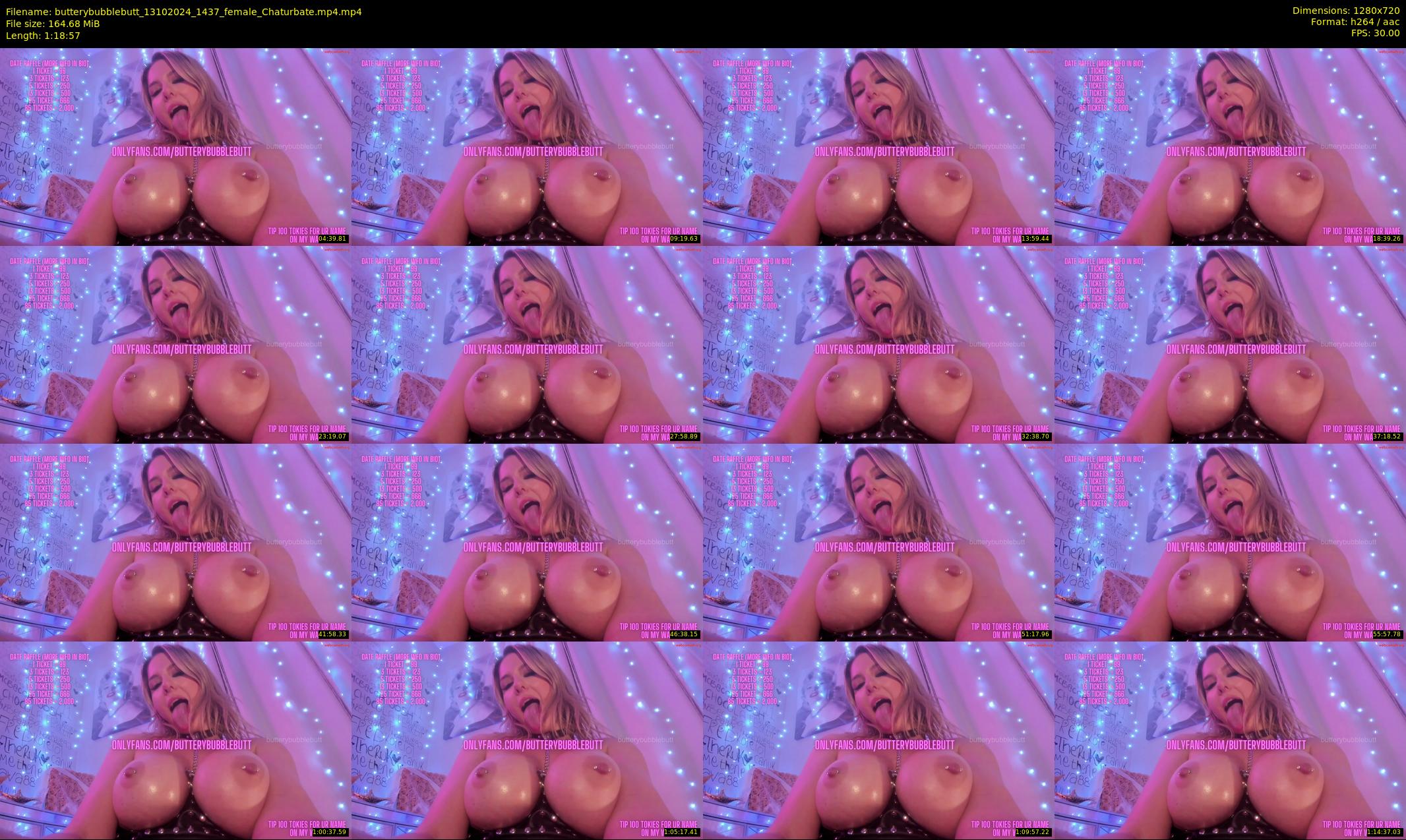 butterybubblebutt — 79 minute Chaturbate couple cam show recording, 720p, Oct 13, 2024