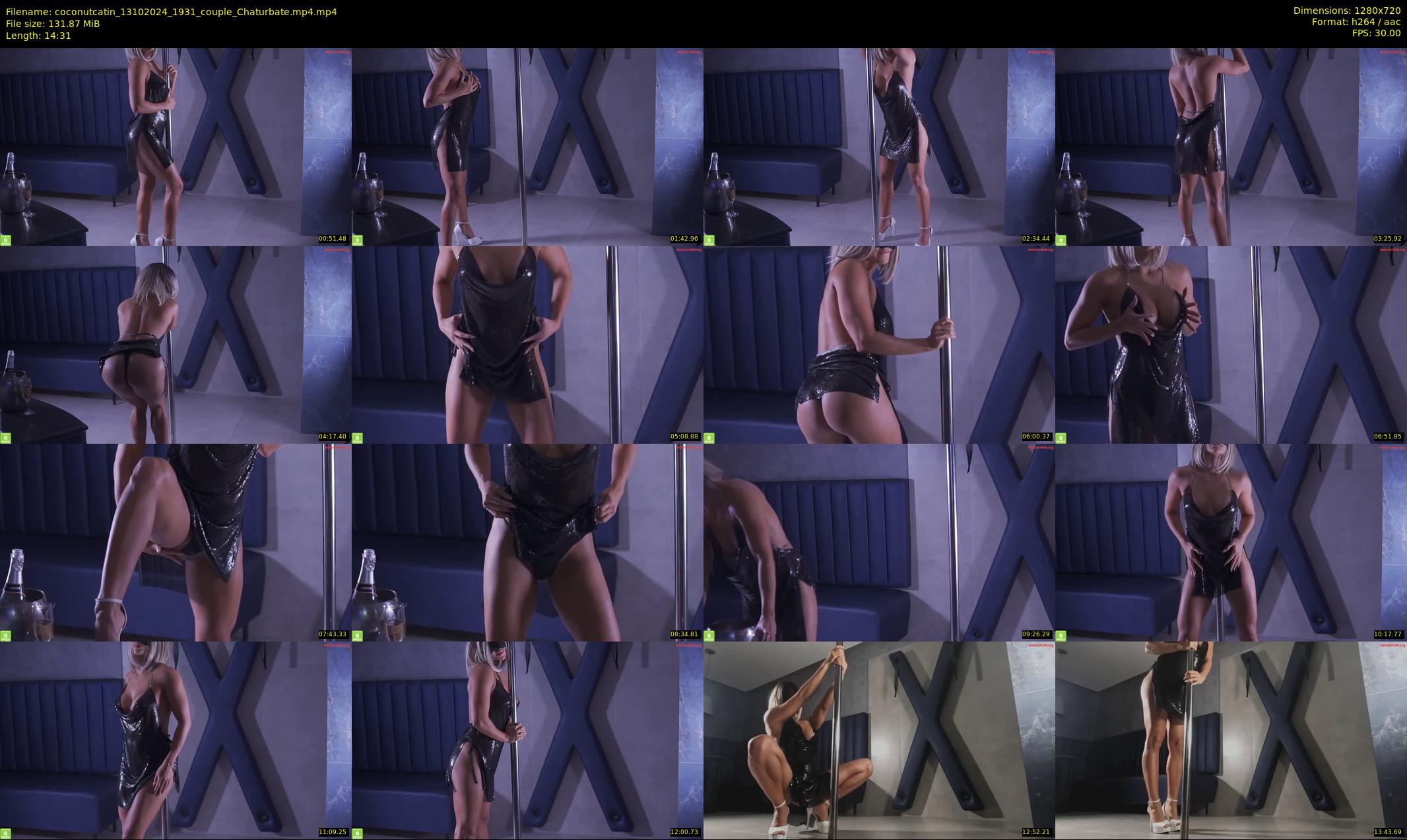 coconutcatin — 15 minute Chaturbate couple cam show recording, 720p, Oct 13, 2024
