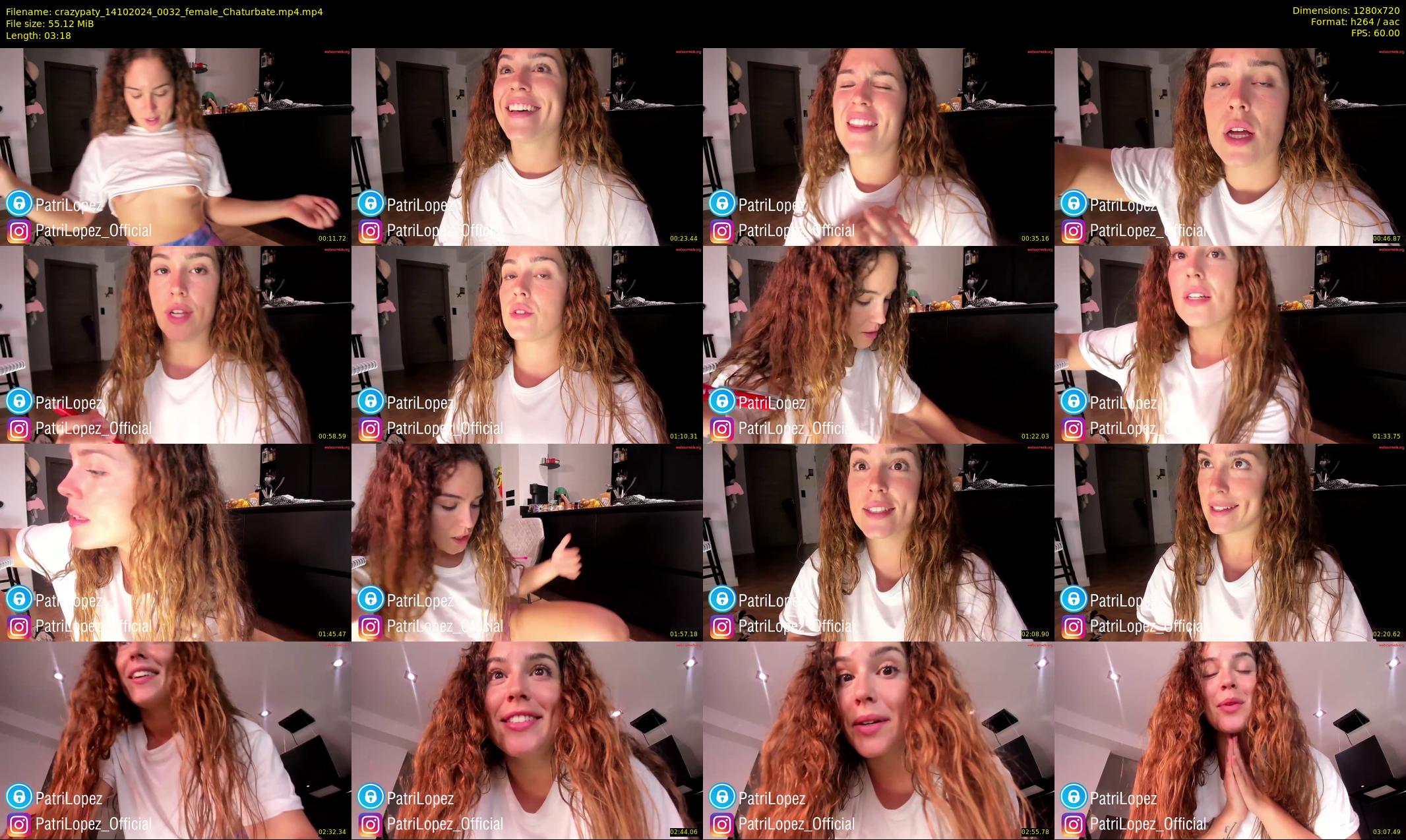 crazypaty — 4 minute Chaturbate female cam show recording, 720p, Oct 14, 2024