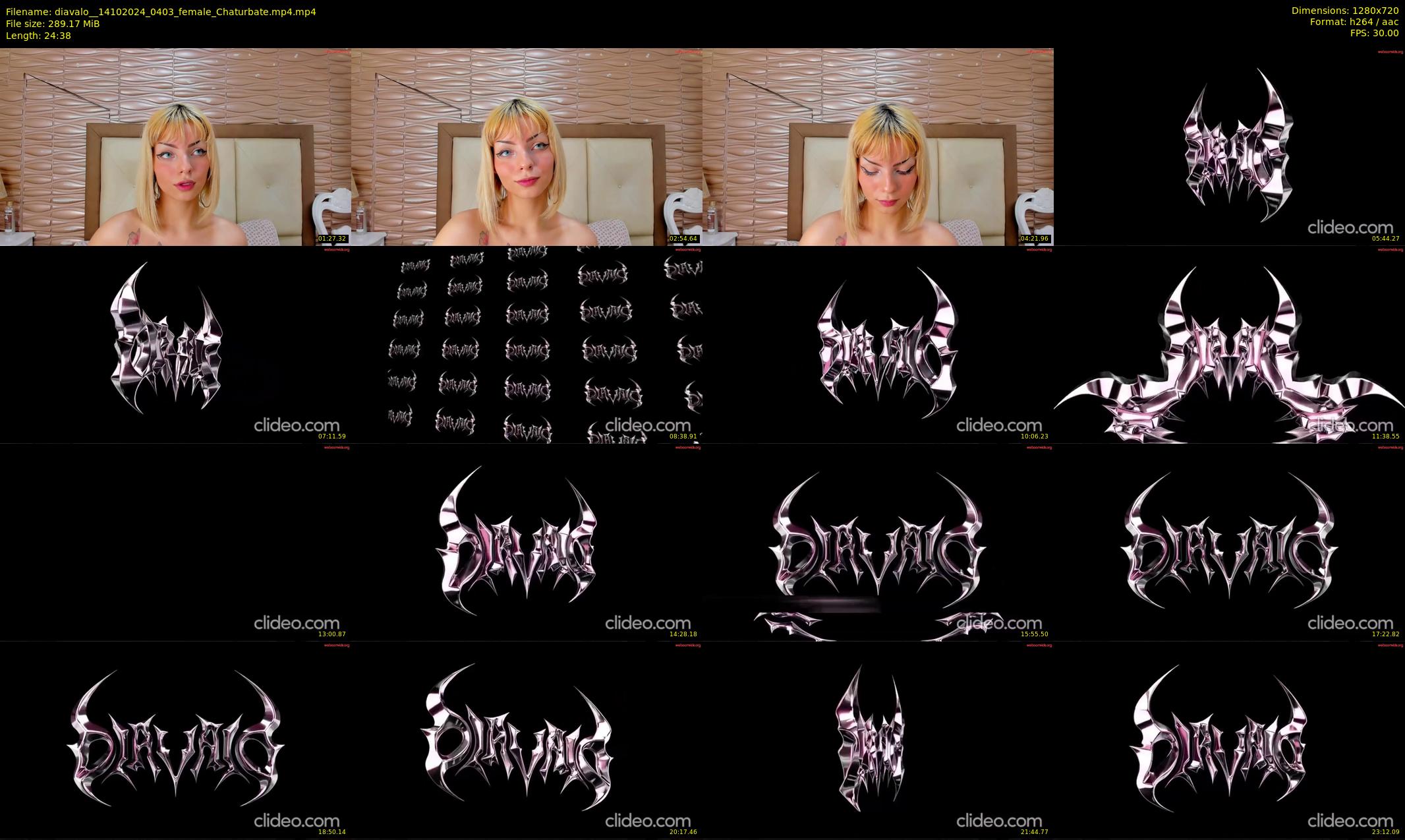 diavalo_ — 25 minute Chaturbate female cam show recording, 720p, Oct 14, 2024