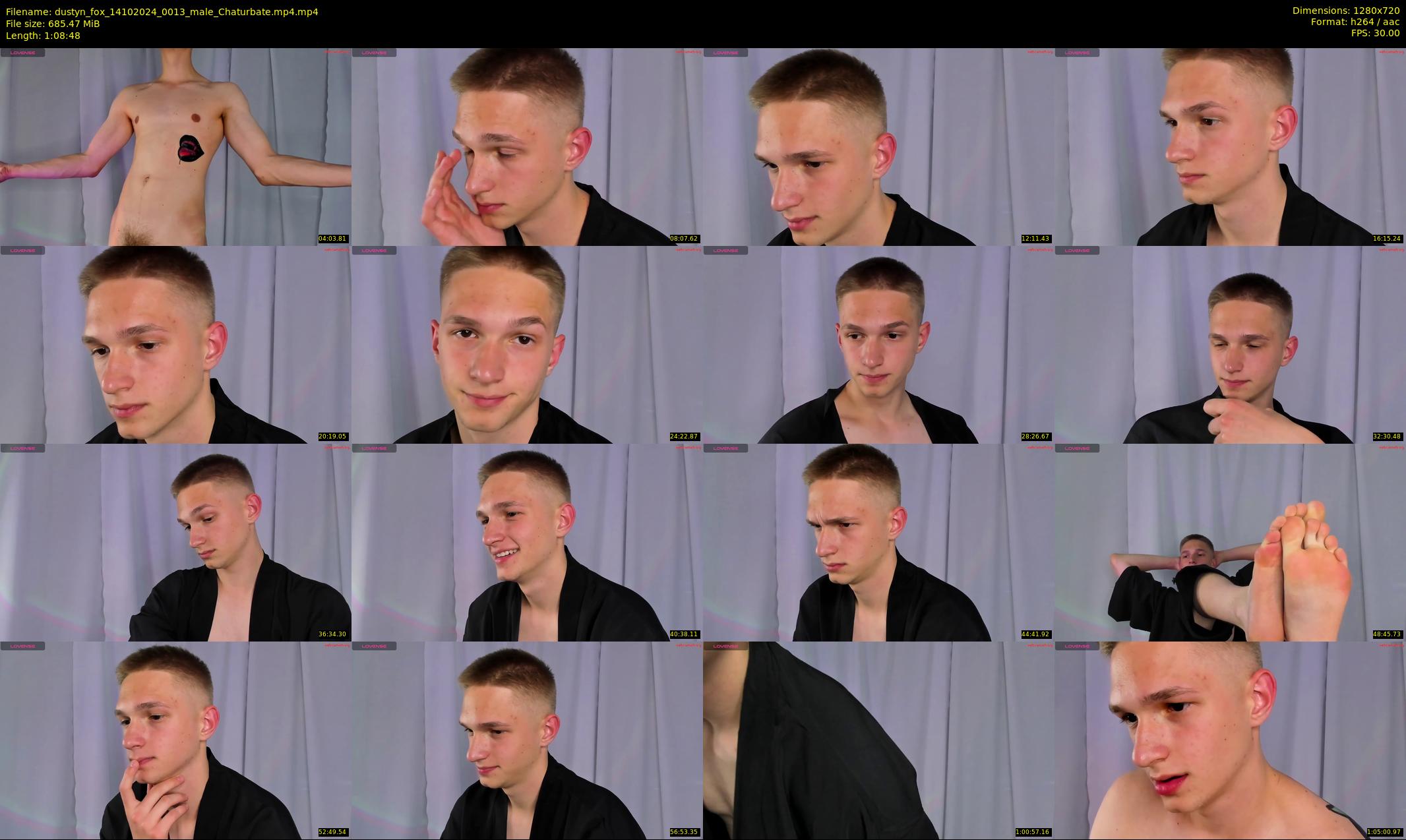 dustyn_fox — 69 minute Chaturbate male cam show recording, 720p, Oct 14, 2024