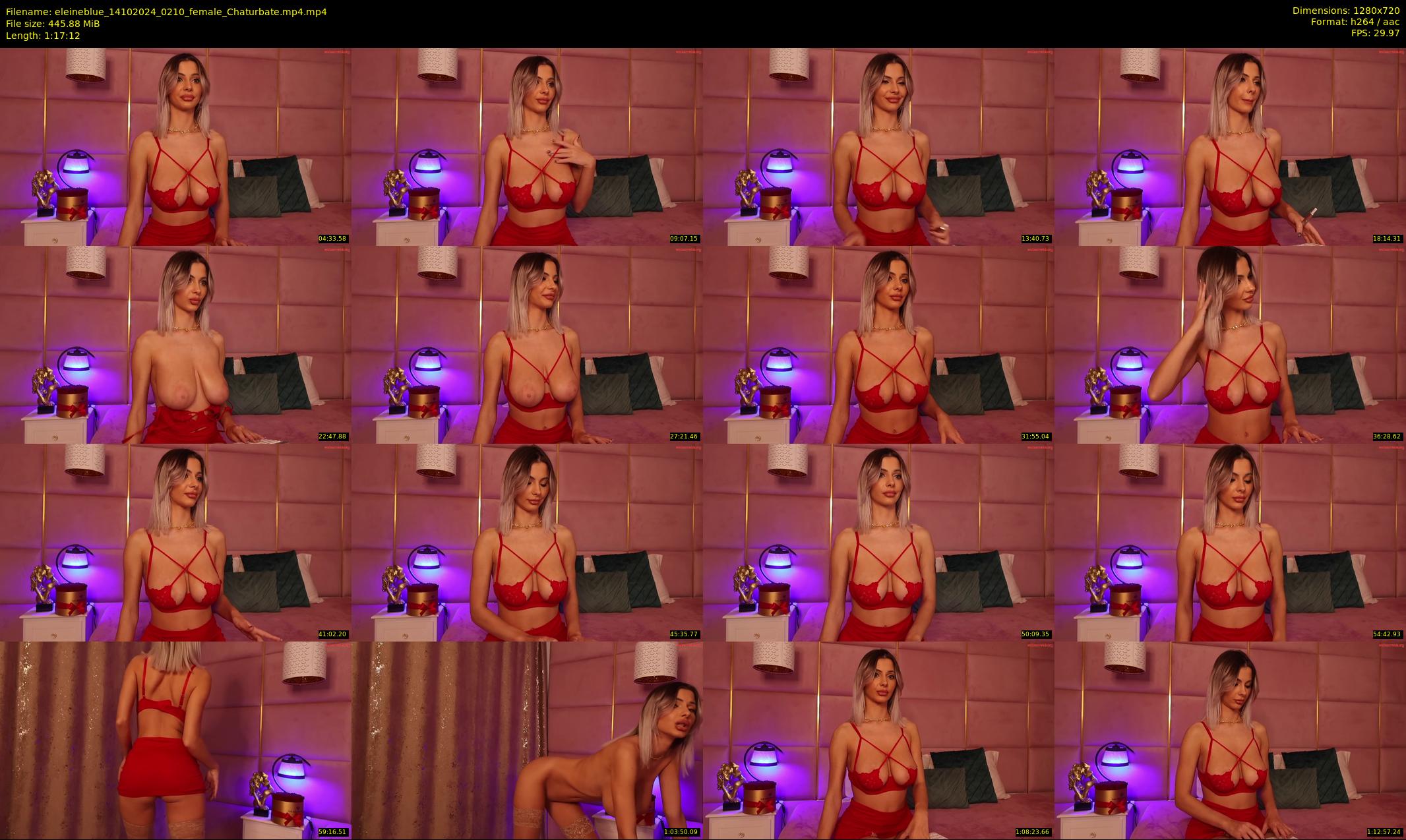 eleineblue — 78 minute Chaturbate female cam show recording, 720p, Oct 14, 2024