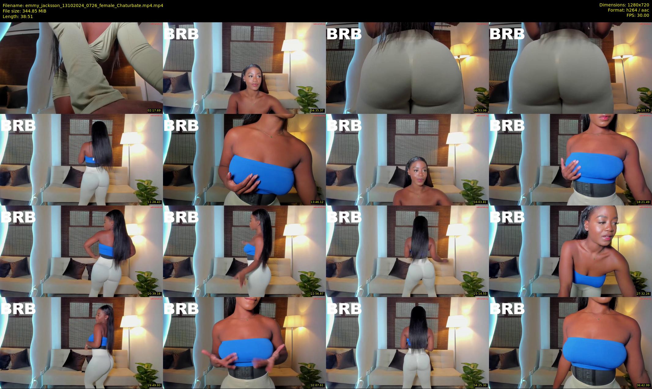 emmy_jacksson — 39 minute Chaturbate female cam show recording, 720p, Oct 13, 2024