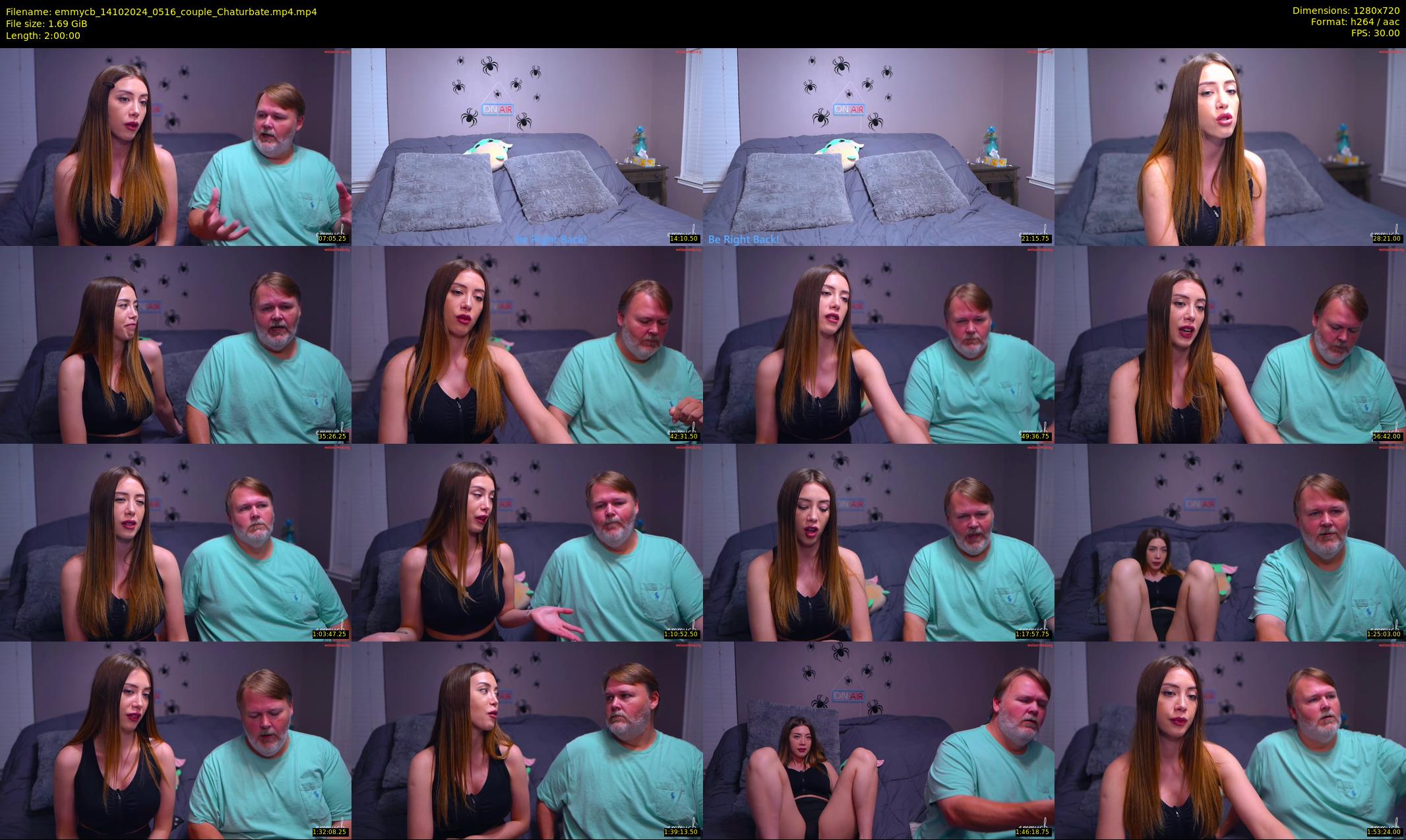 emmycb — 120 minute Chaturbate female cam show recording, 720p, Oct 14, 2024