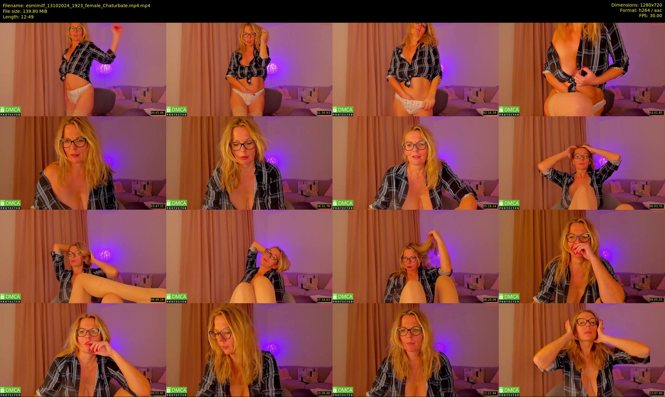 esmimilf — 13 minute Chaturbate female cam show recording, 720p, Oct 13, 2024