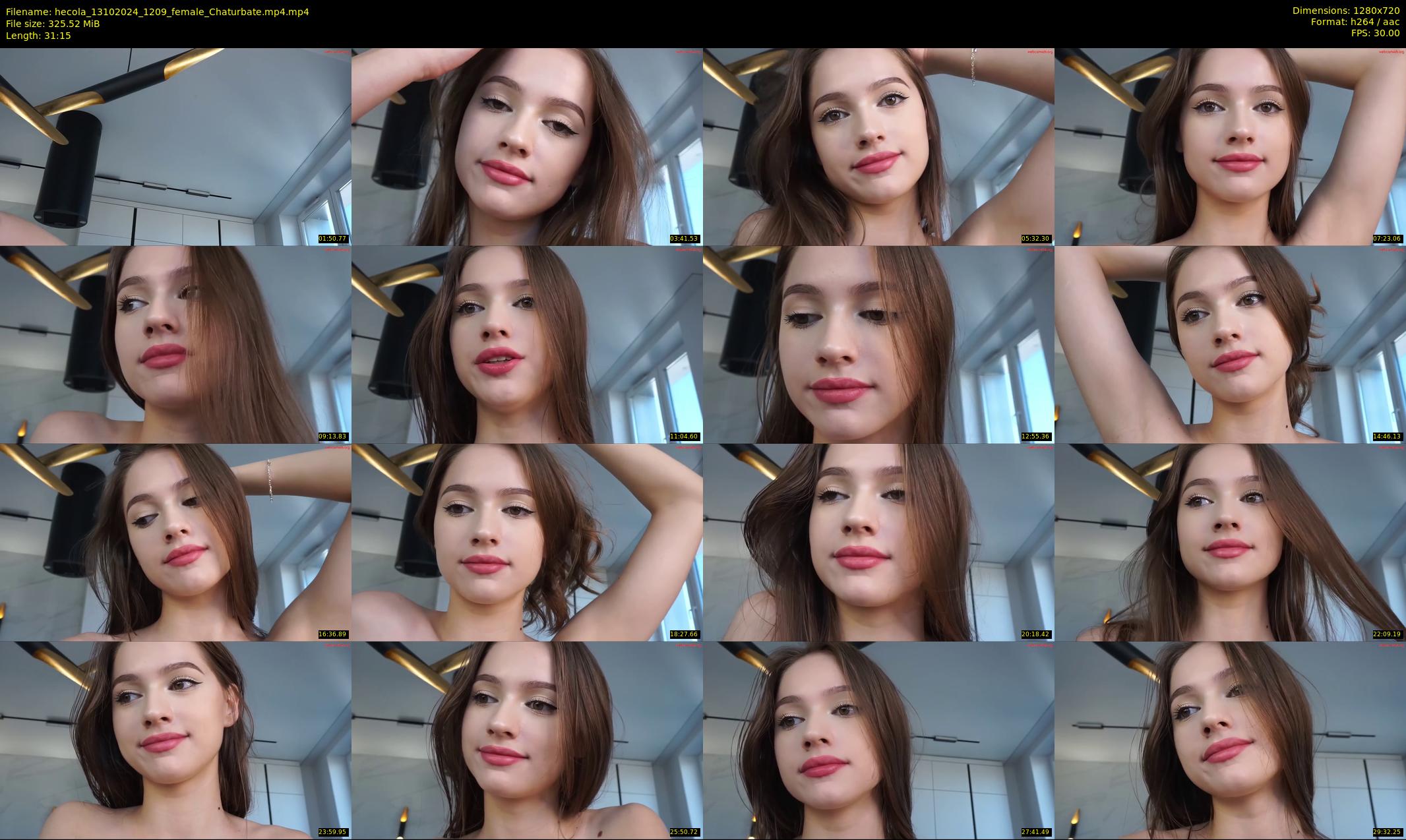 hecola — 32 minute Chaturbate female cam show recording, 720p, Oct 13, 2024