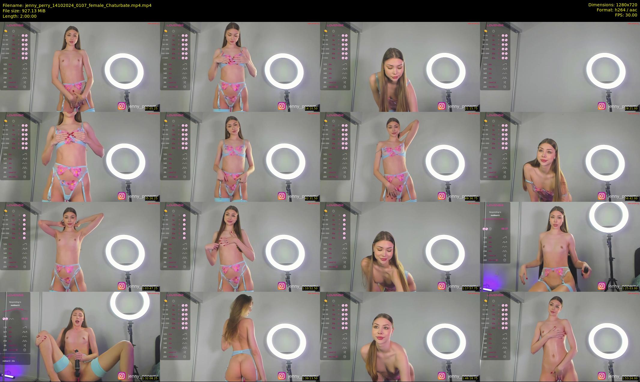 jenny_perry — 120 minute Chaturbate female cam show recording, 720p, Oct 14, 2024