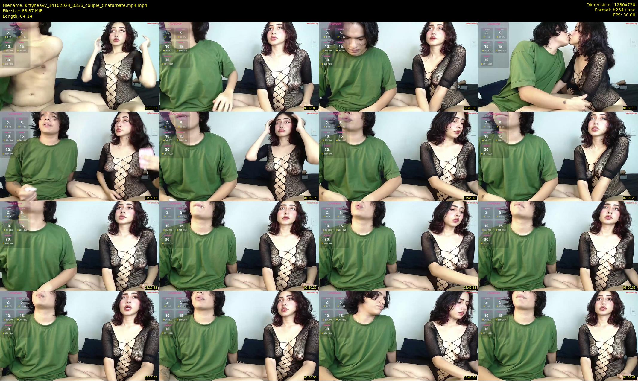 kittyheavy — 5 minute Chaturbate couple cam show recording, 720p, Oct 14, 2024
