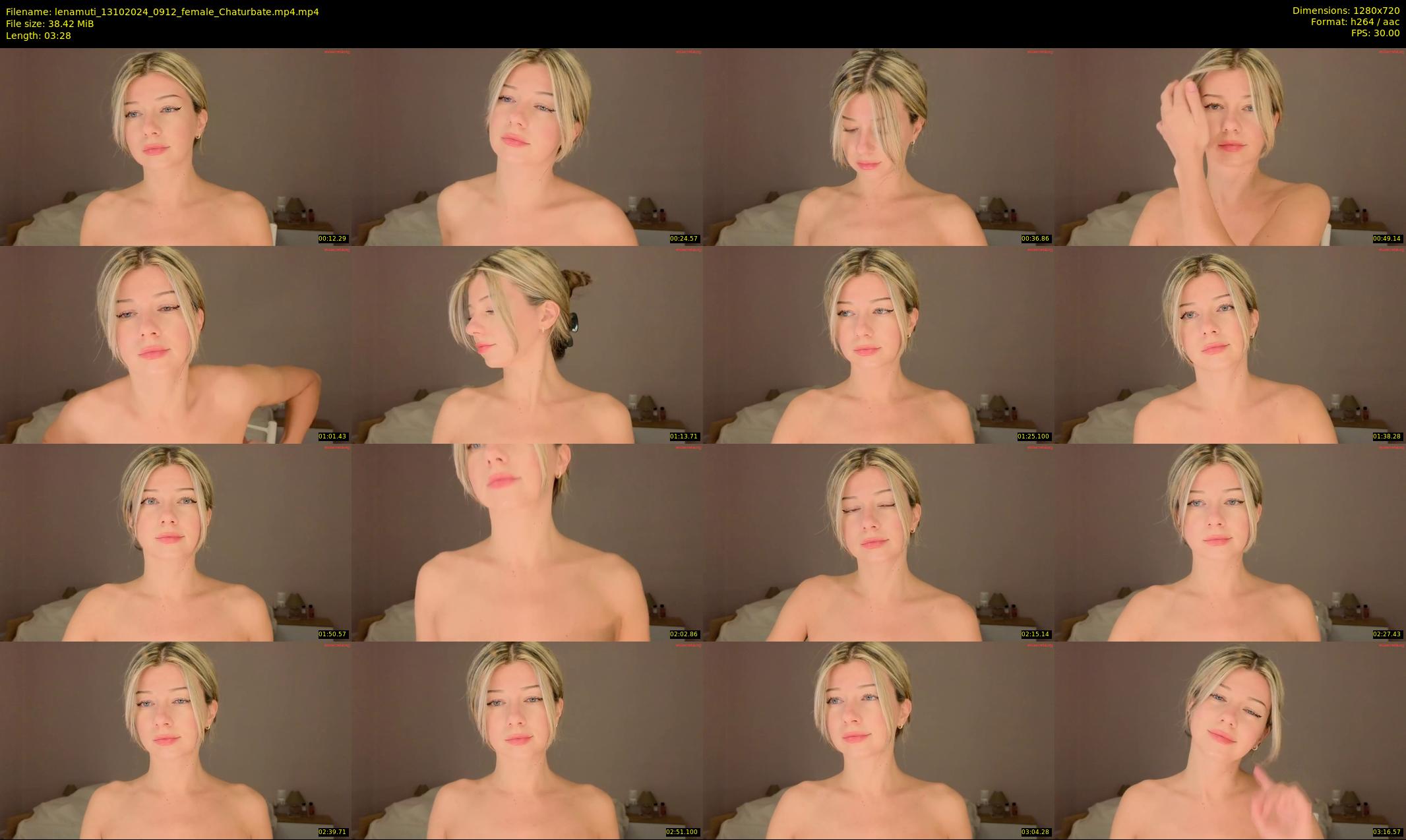 lenamuti — 4 minute Chaturbate female cam show recording, 720p, Oct 13, 2024