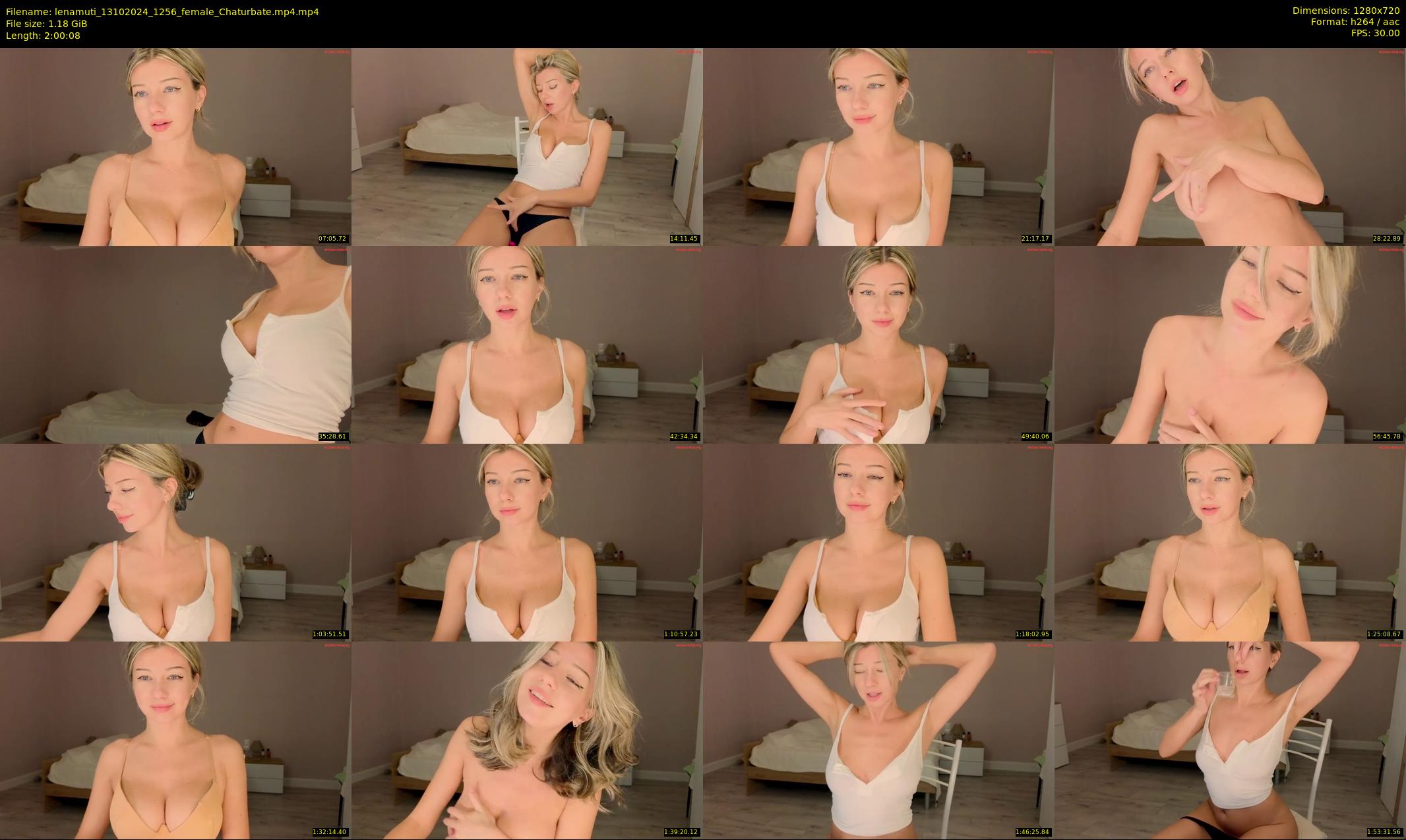 lenamuti — 121 minute Chaturbate female cam show recording, 720p, Oct 13, 2024