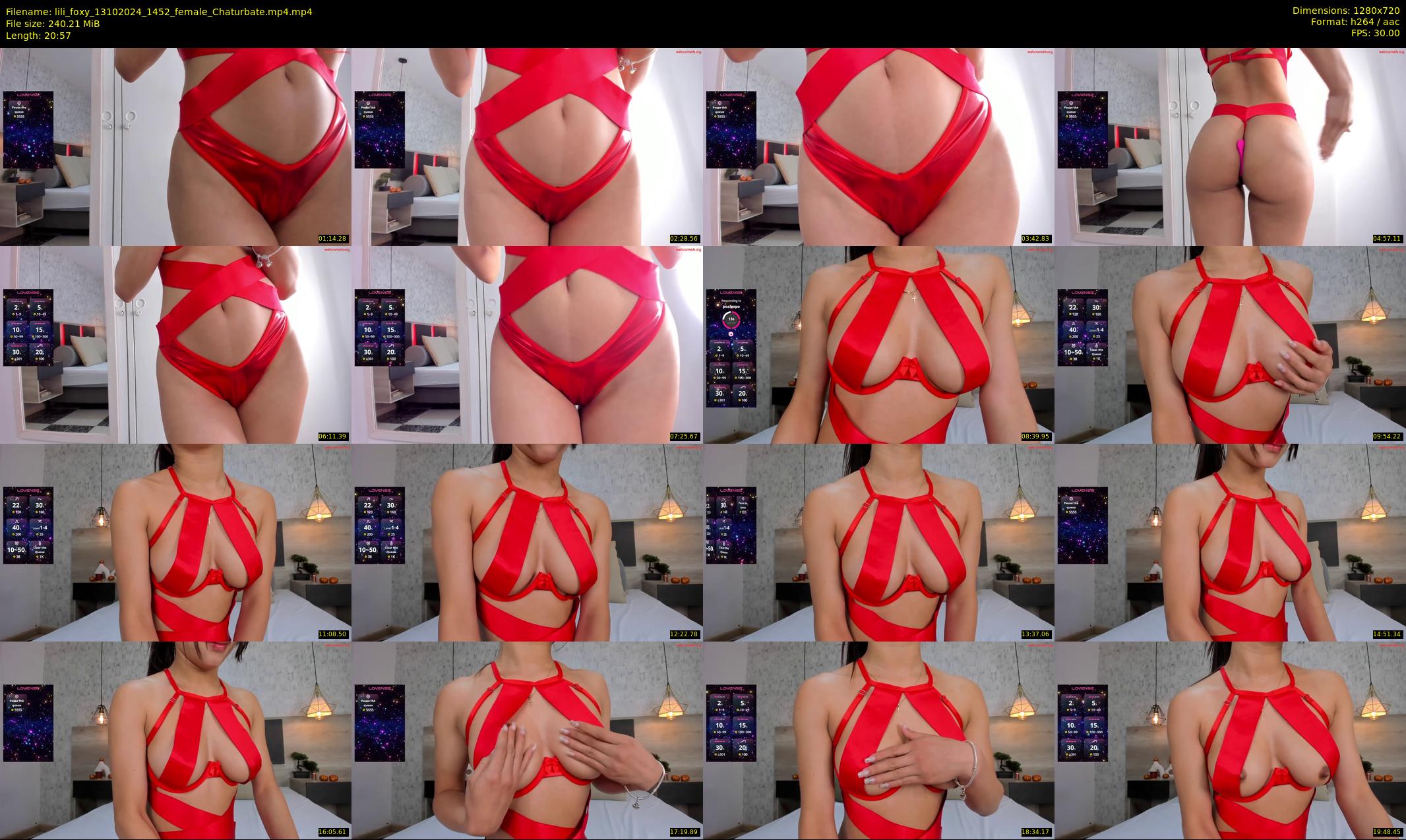lili_foxy — 21 minute Chaturbate female cam show recording, 720p, Oct 13, 2024