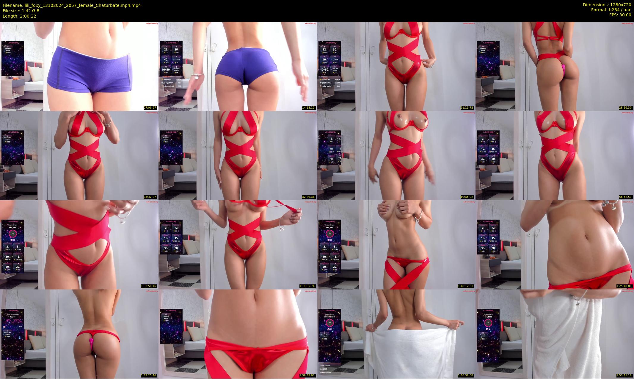 lili_foxy — 121 minute Chaturbate female cam show recording, 720p, Oct 13, 2024