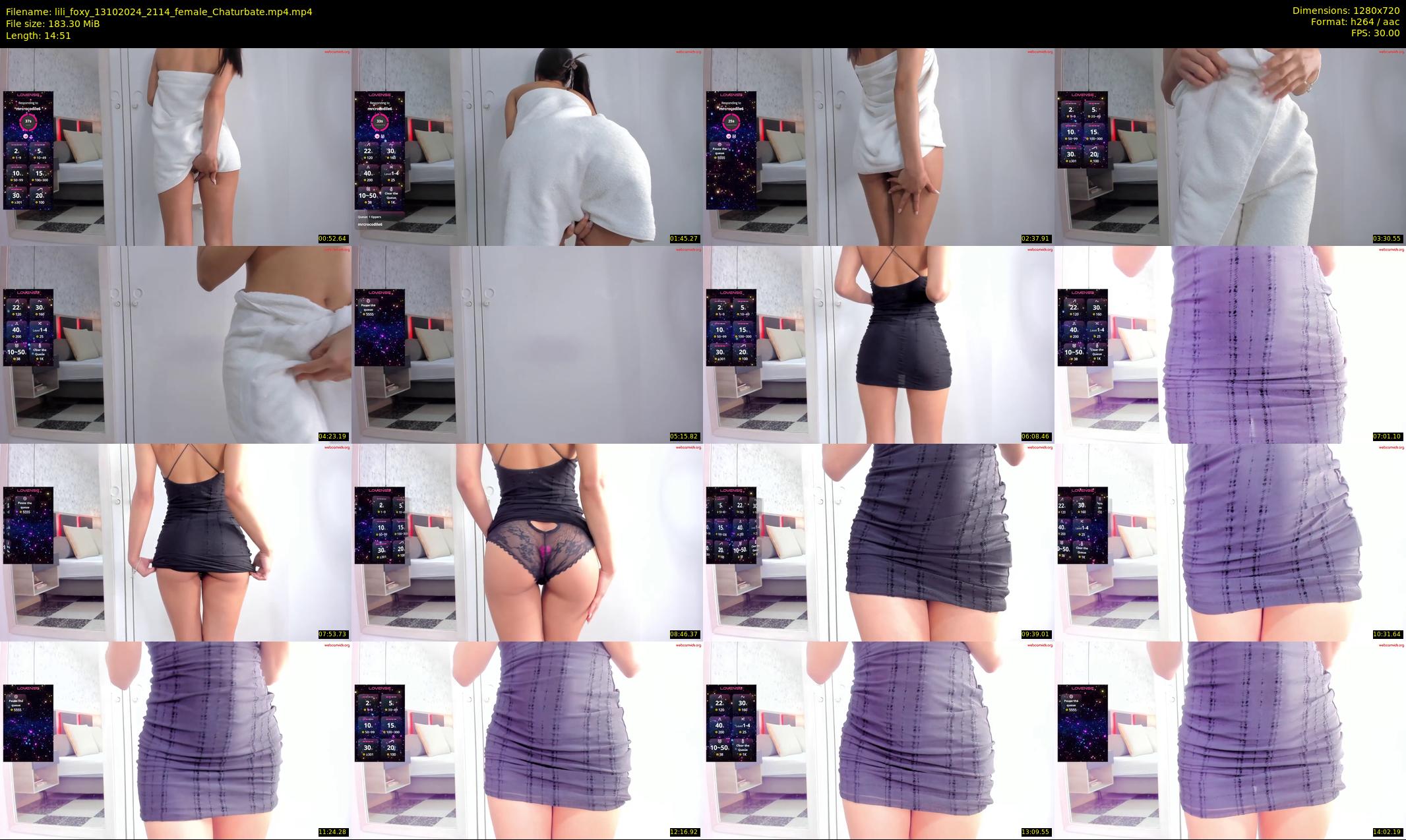 lili_foxy — 15 minute Chaturbate female cam show recording, 720p, Oct 13, 2024