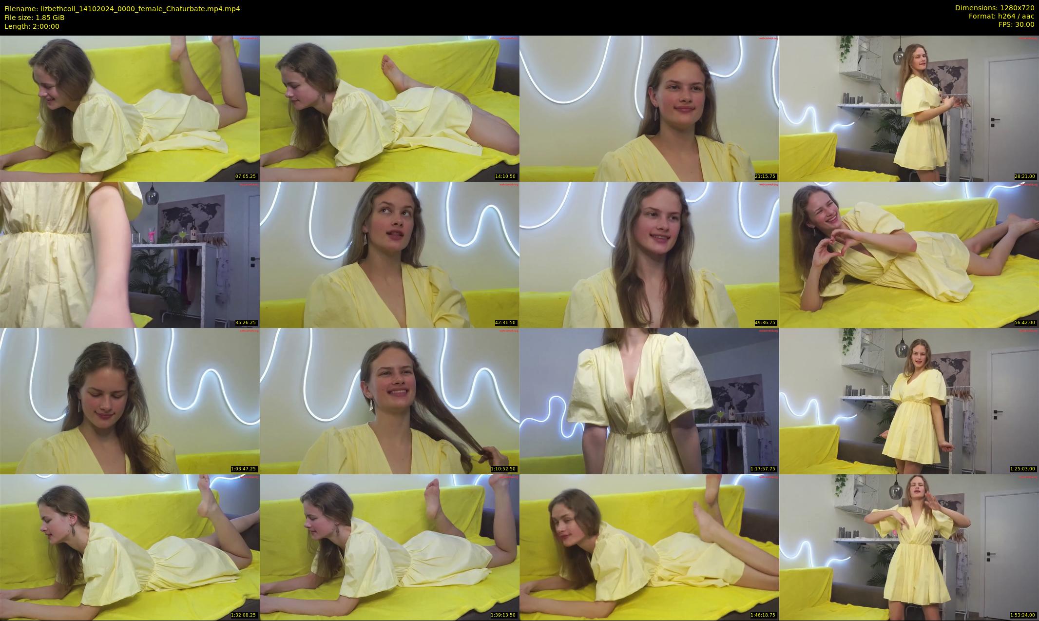 lizbethcoll — 120 minute Chaturbate female cam show recording, 720p, Oct 14, 2024