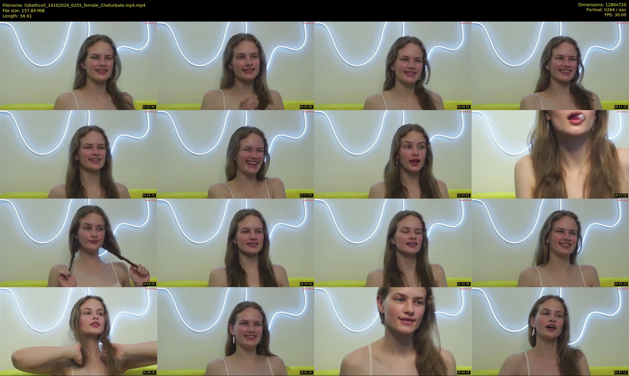 lizbethcoll — 35 minute Chaturbate female cam show recording, 720p, Oct 14, 2024