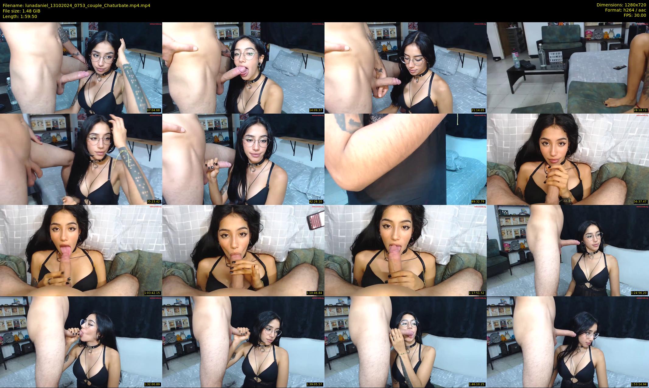 lunadaniel — 120 minute Chaturbate couple cam show recording, 720p, Oct 13, 2024