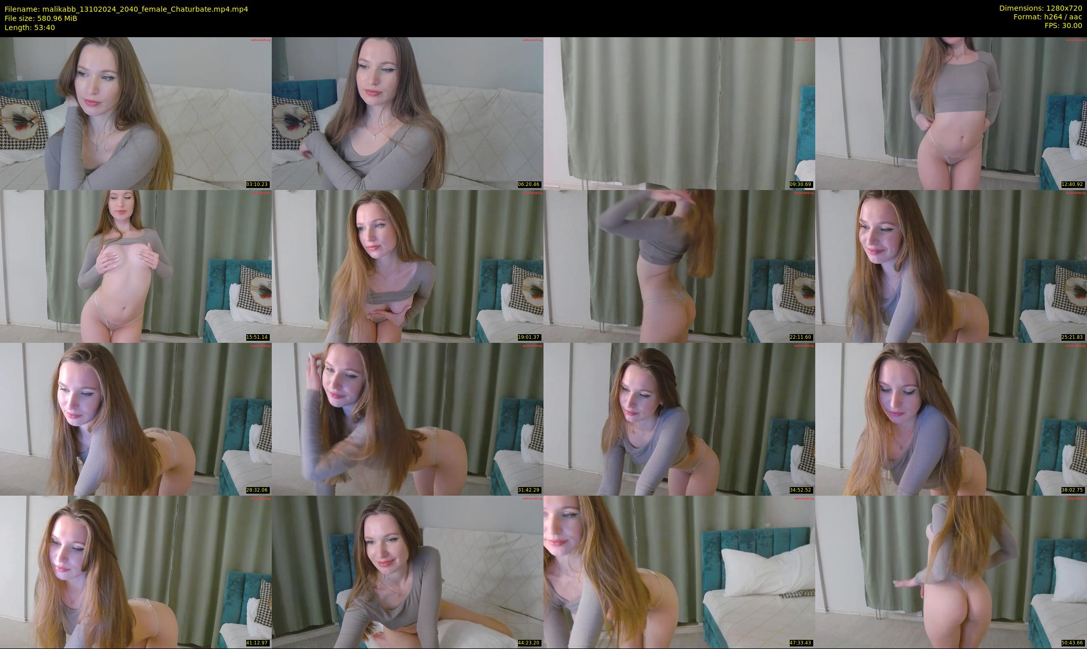 malikabb — 54 minute Chaturbate female cam show recording, 720p, Oct 13, 2024