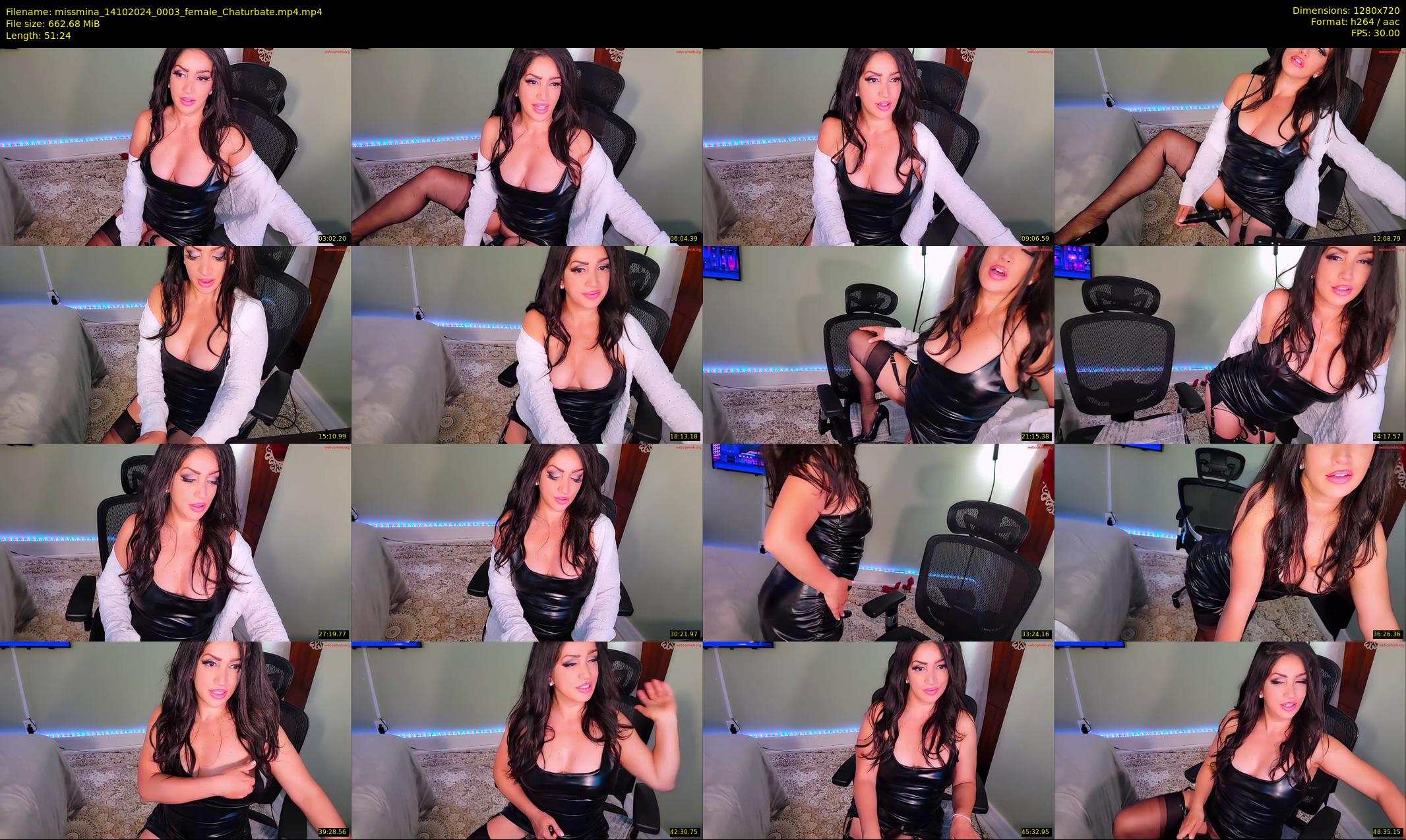 missmina — 52 minute Chaturbate female cam show recording, 720p, Oct 14, 2024