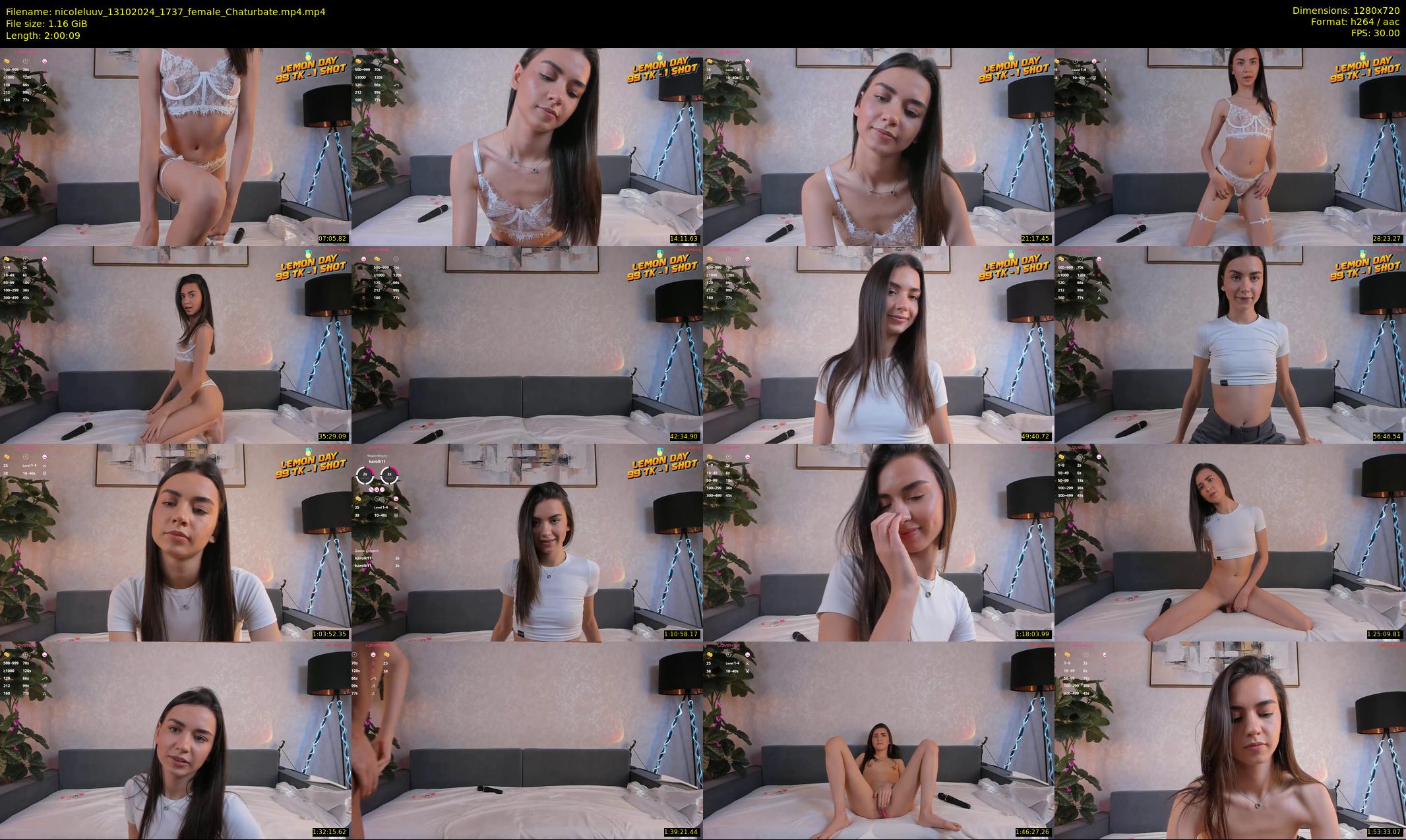 nicoleluuv — 121 minute Chaturbate female cam show recording, 720p, Oct 13, 2024