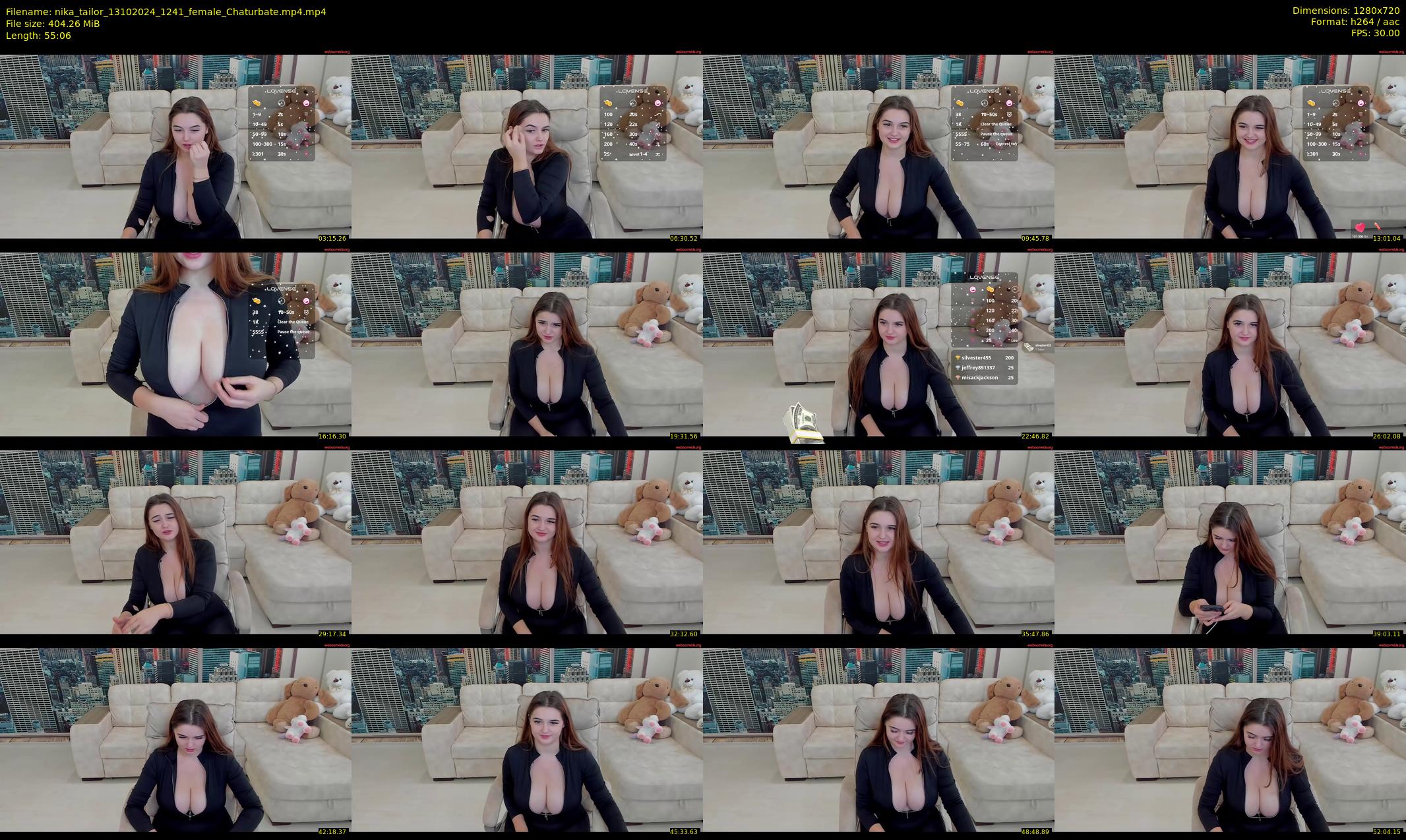 nika_tailor — 56 minute Chaturbate female cam show recording, 720p, Oct 13, 2024