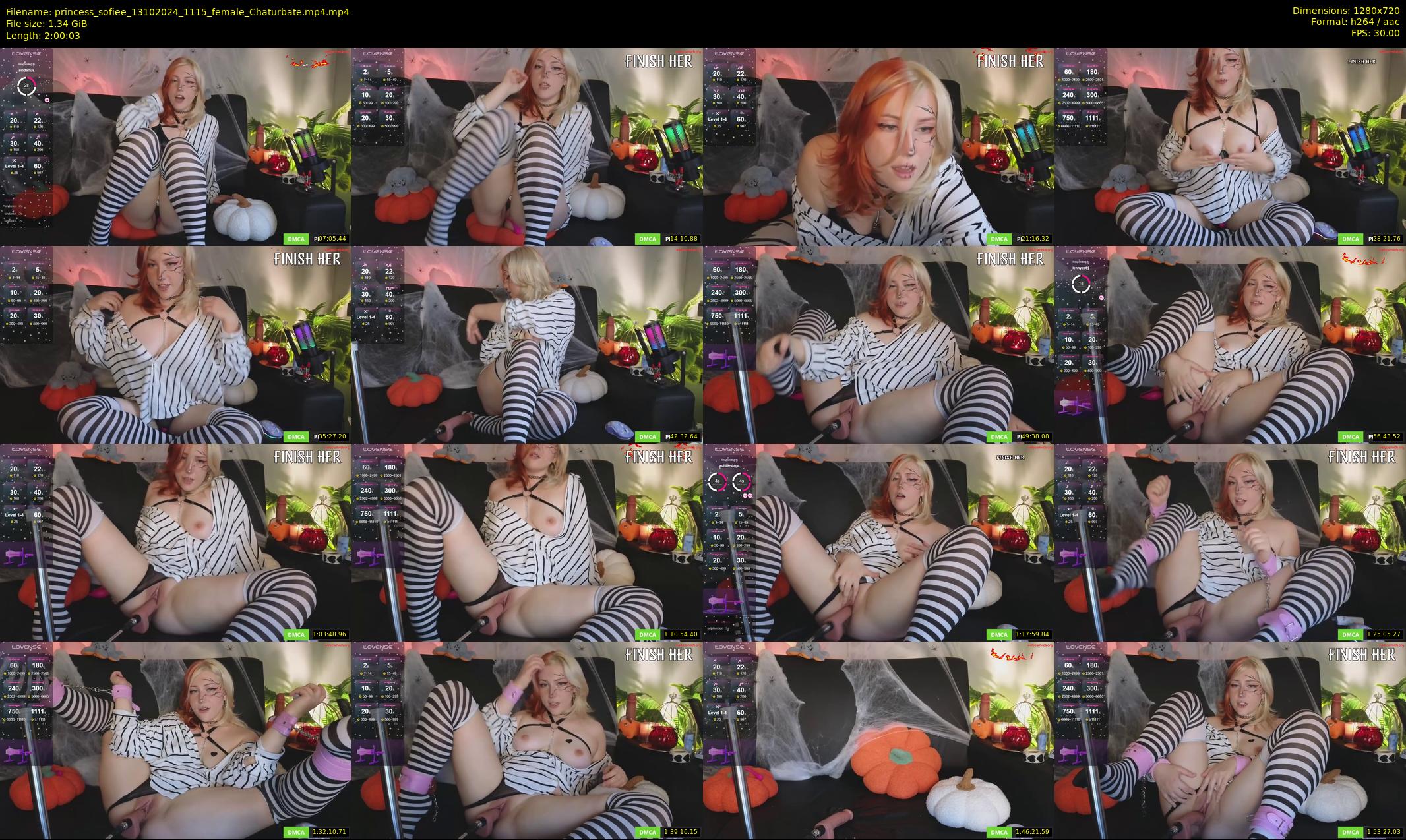 princess_sofiee — 121 minute Chaturbate female cam show recording, 720p, Oct 13, 2024