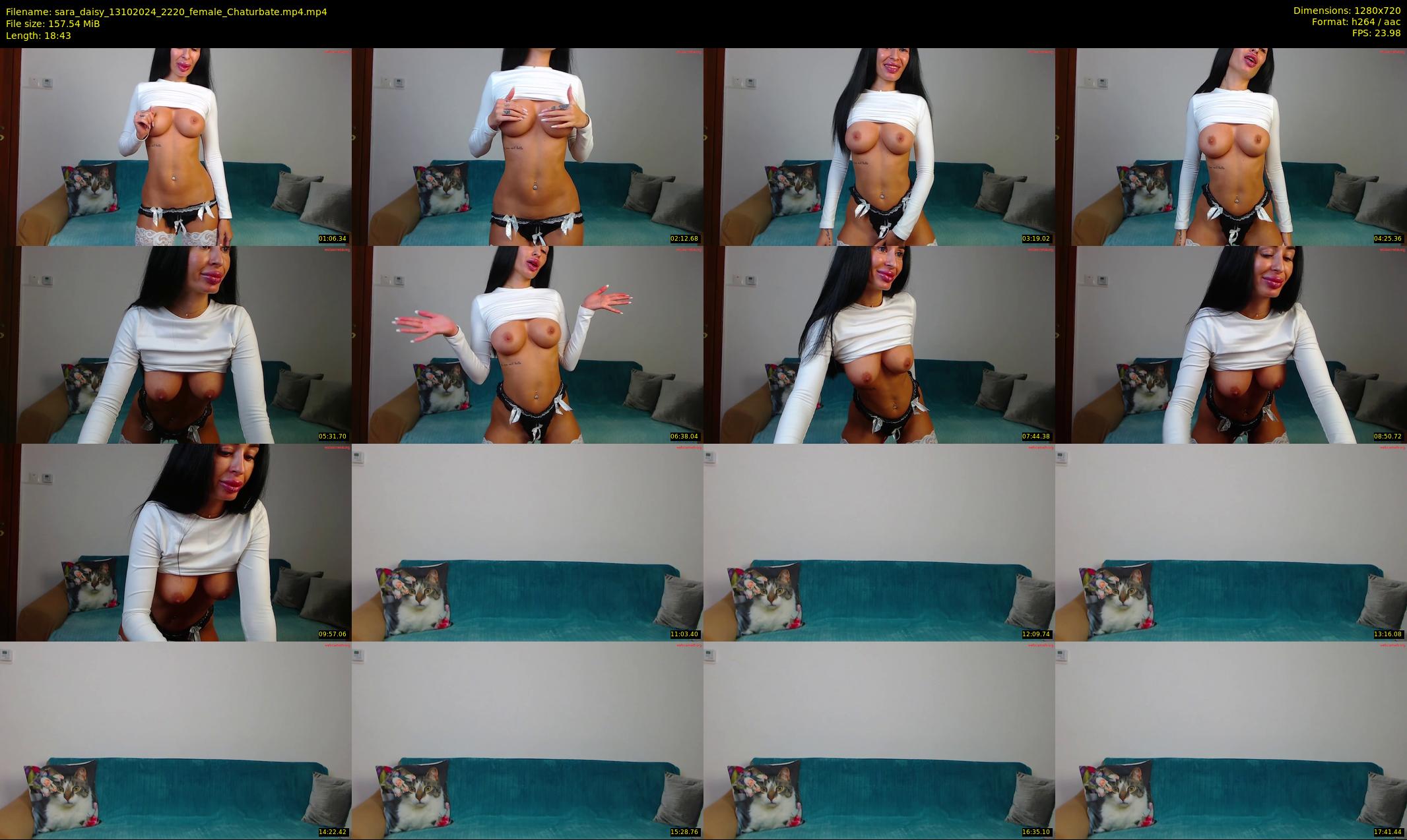 sara_daisy — 19 minute Chaturbate female cam show recording, 720p, Oct 13, 2024