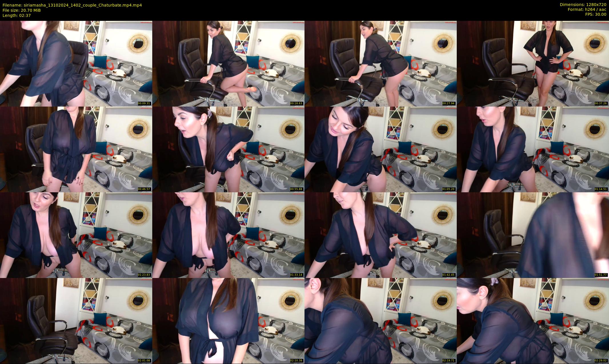 siriamasha — 3 minute Chaturbate couple cam show recording, 720p, Oct 13, 2024