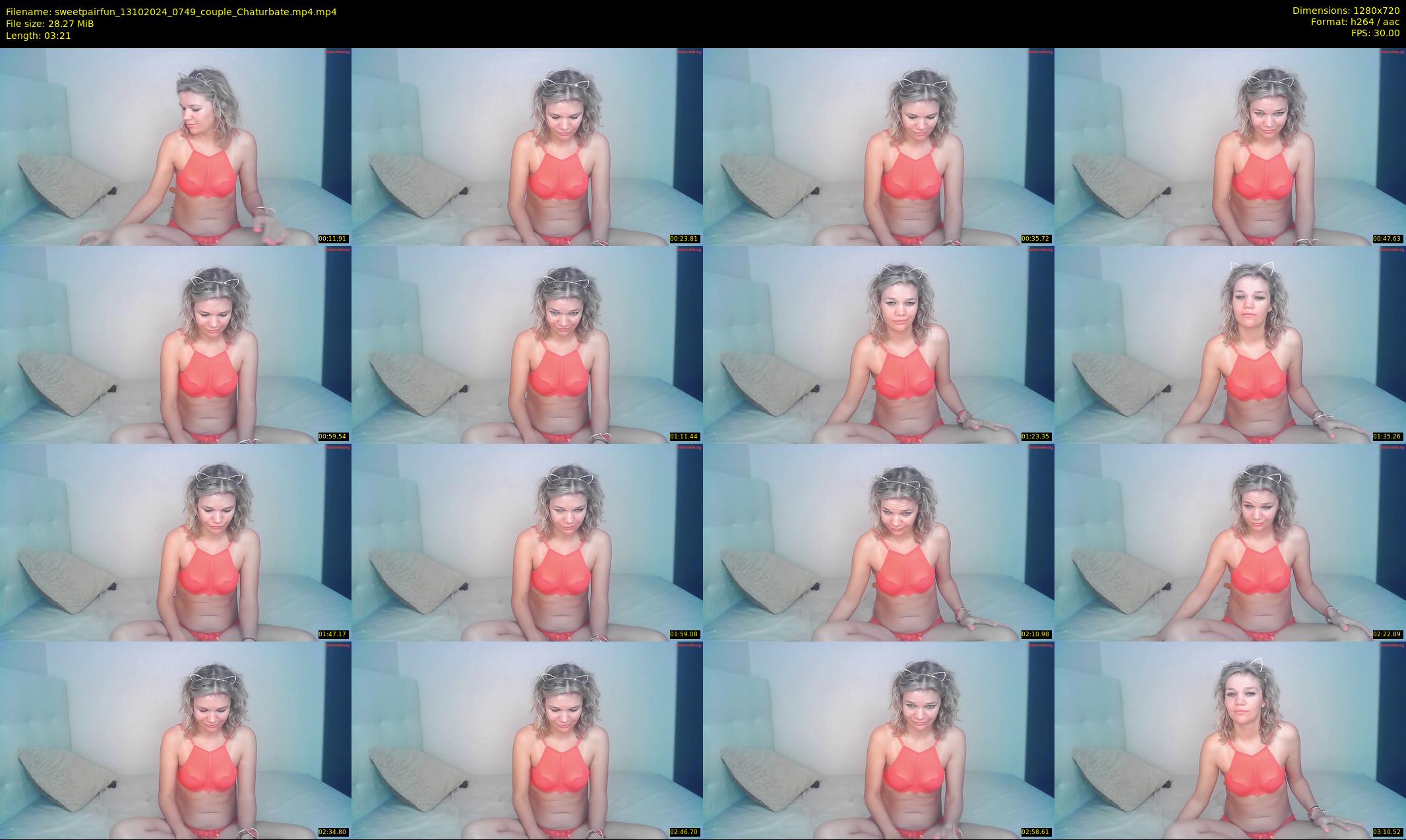 sweetpairfun — 4 minute Chaturbate couple cam show recording, 720p, Oct 13, 2024