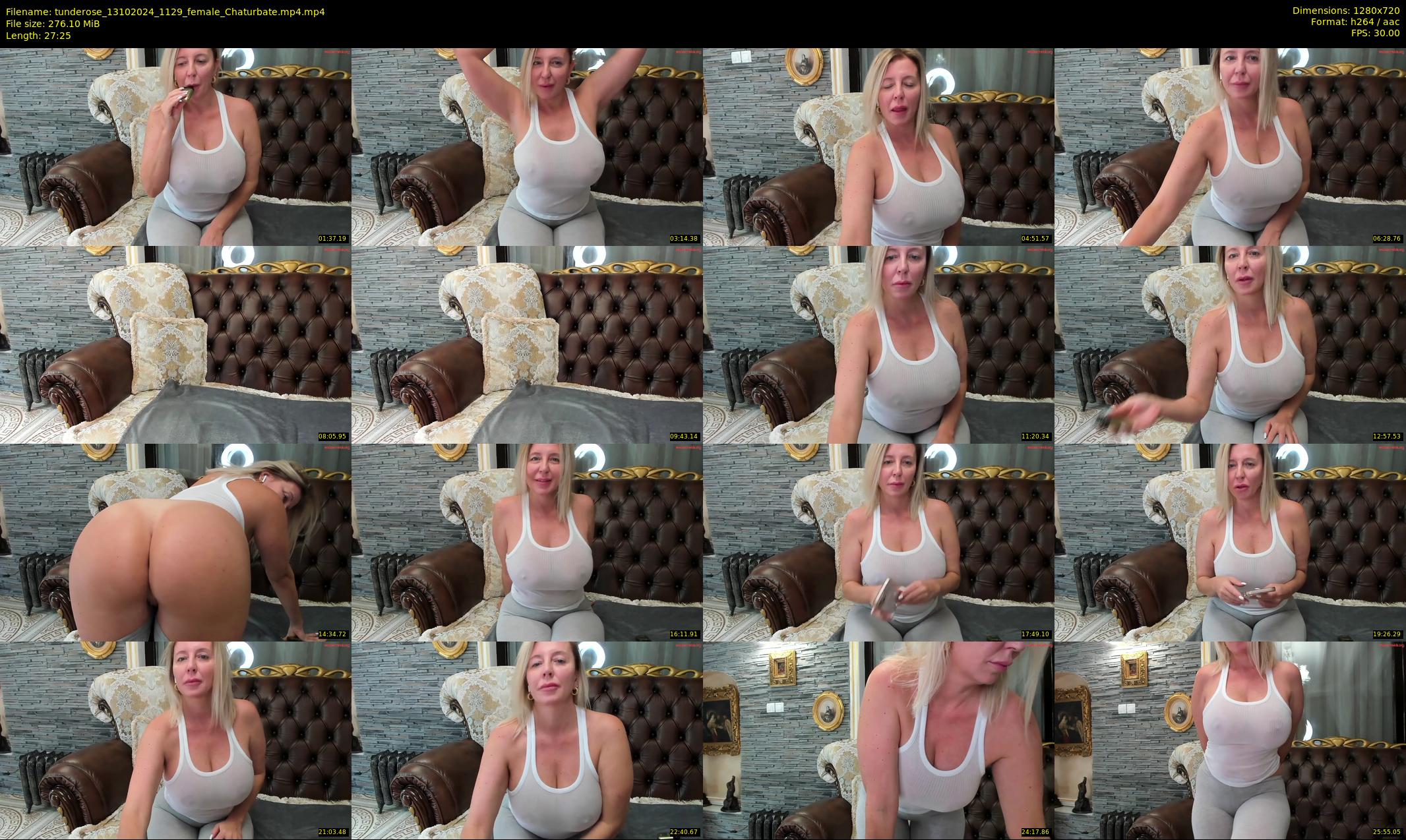 tunderose — 28 minute Chaturbate female cam show recording, 720p, Oct 13, 2024