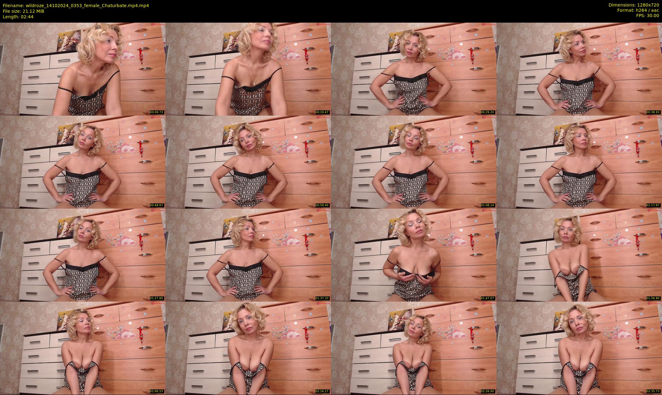 wildroze — 3 minute Chaturbate female cam show recording, 720p, Oct 14, 2024