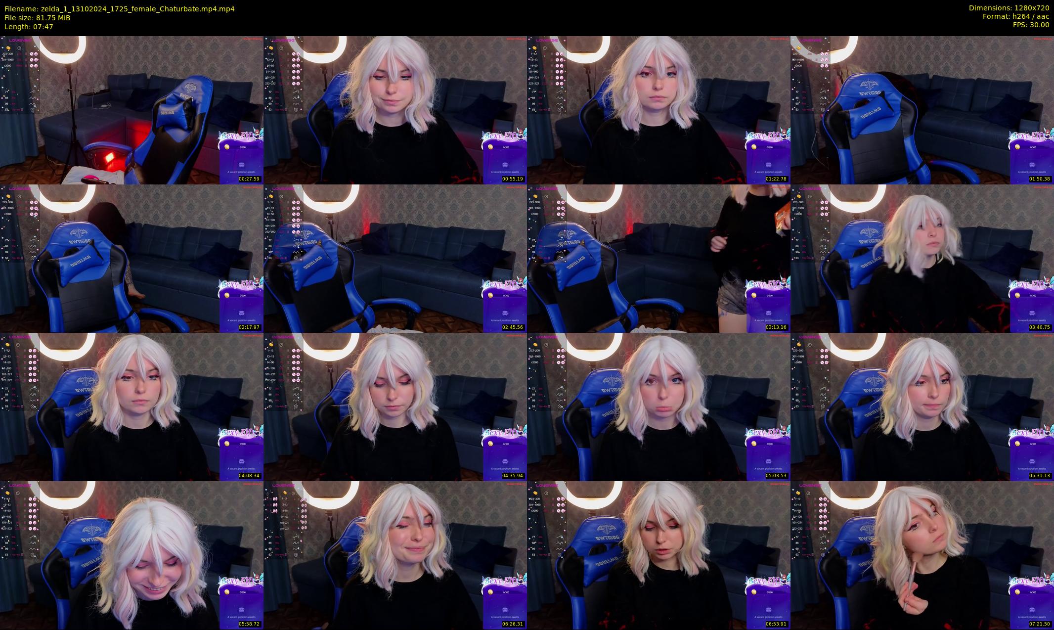 zelda_1 — 8 minute Chaturbate female cam show recording, 720p, Oct 13, 2024
