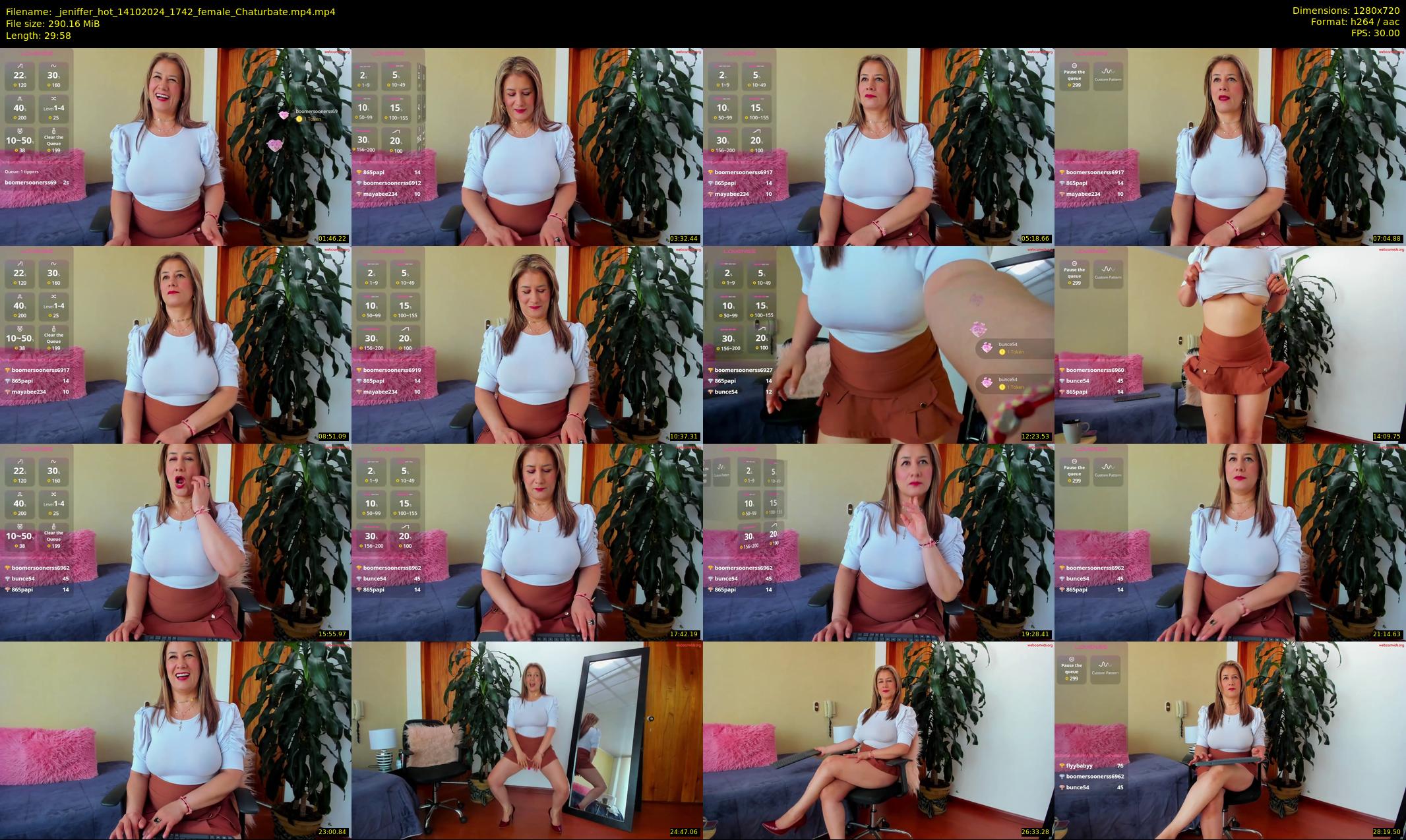 _jeniffer_hot — 30 minute Chaturbate female cam show recording, 720p, Oct 14, 2024