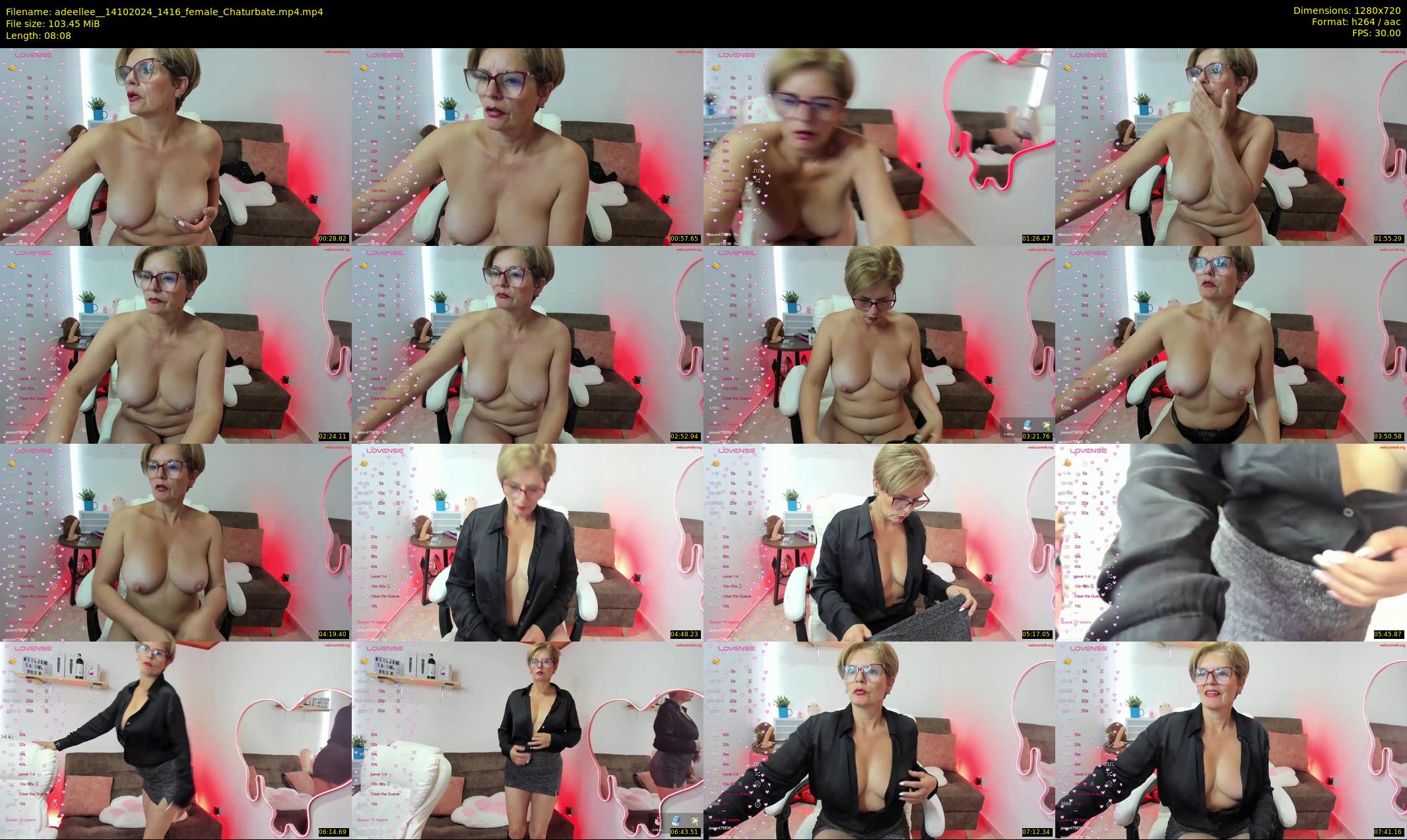 adeellee_ — 9 minute Chaturbate female cam show recording, 720p, Oct 14, 2024